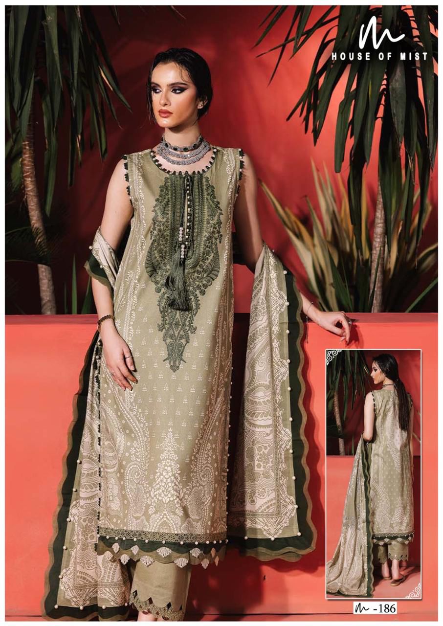 House Of Mist Ghazal Vol 19 Cotton Dress Material Collection