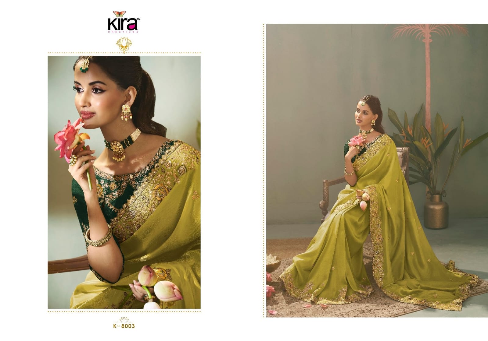 Kira Kaash Upada Silk Embroidered Fancy Designer Saree Collection