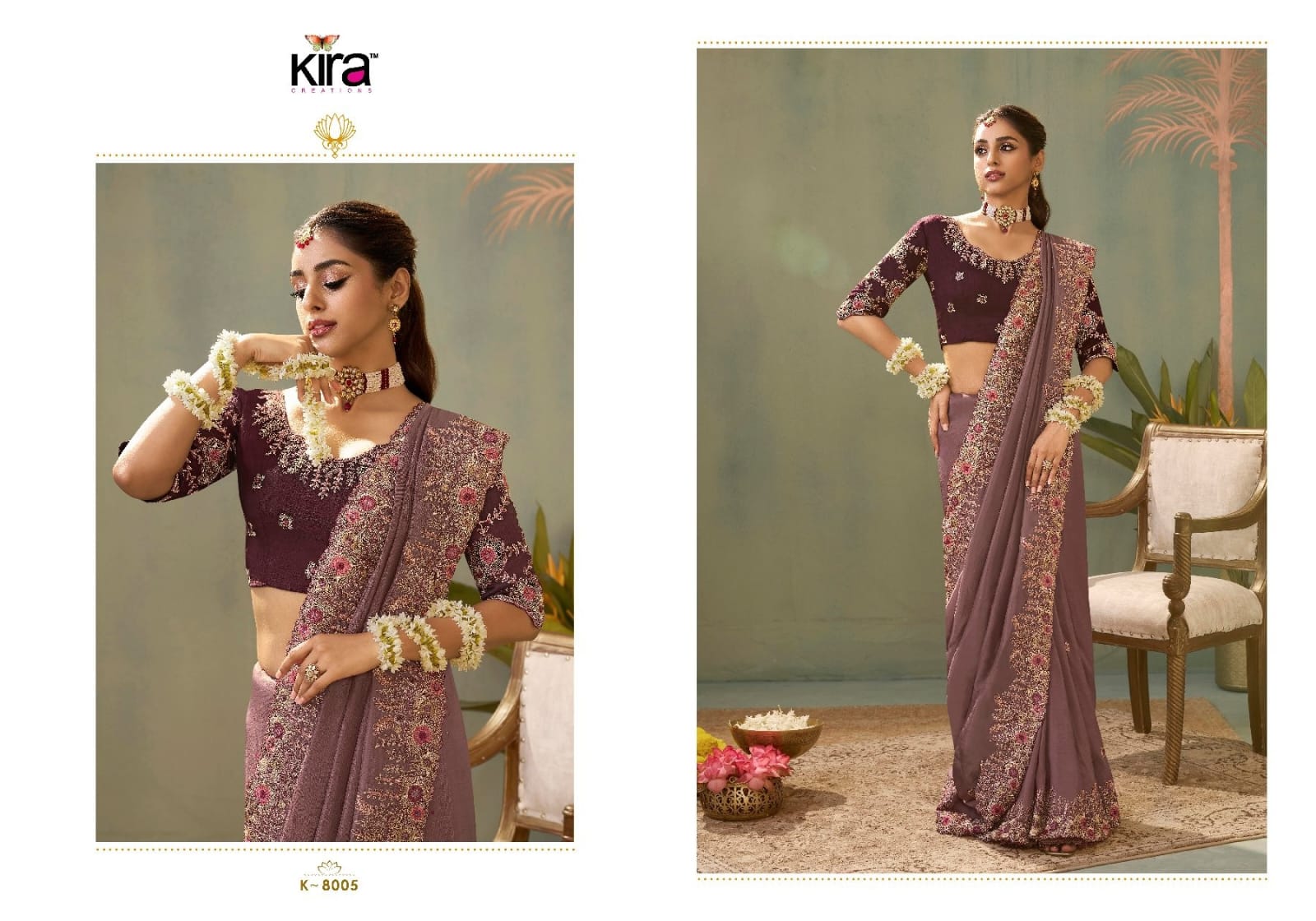 Kira Kaash Upada Silk Embroidered Fancy Designer Saree Collection
