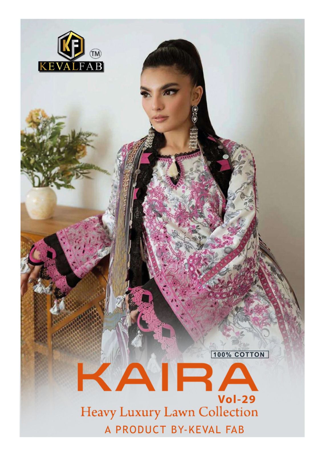 Keval Kaira Vol 29 Lawn Cotton Printed Karachi Dress Material Collection
