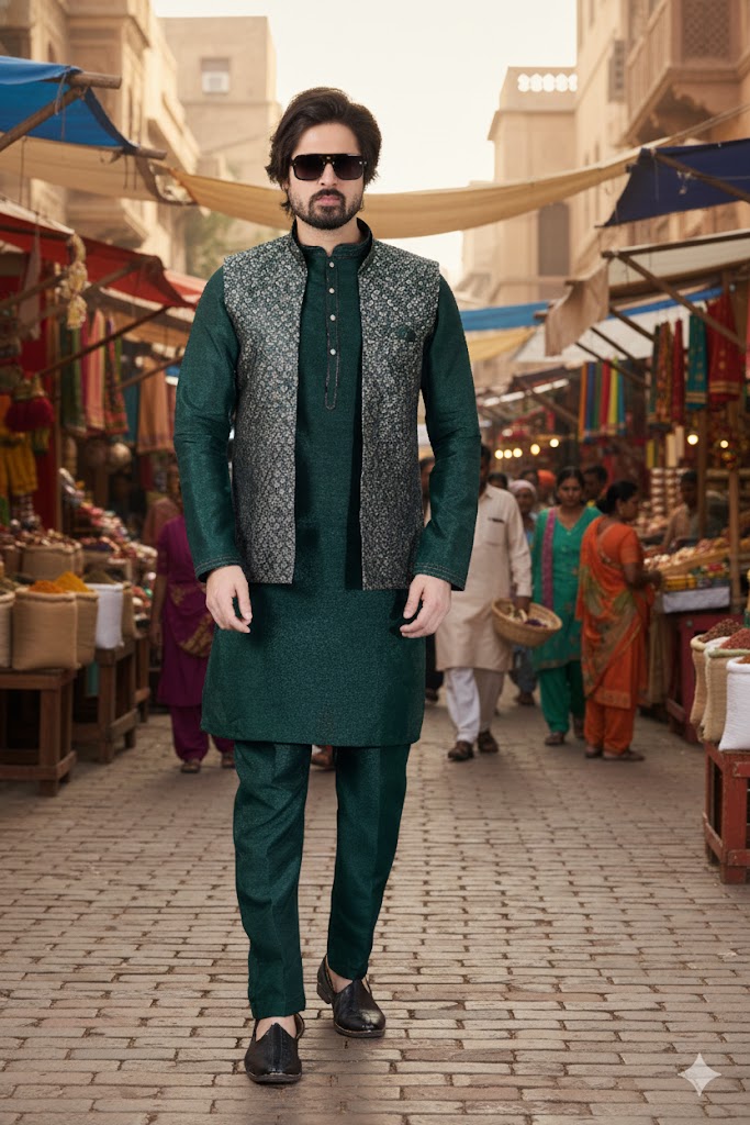 Sumi 4421 To 4423 Jaquard 3 Piece Kurta Jacket Set Collection 