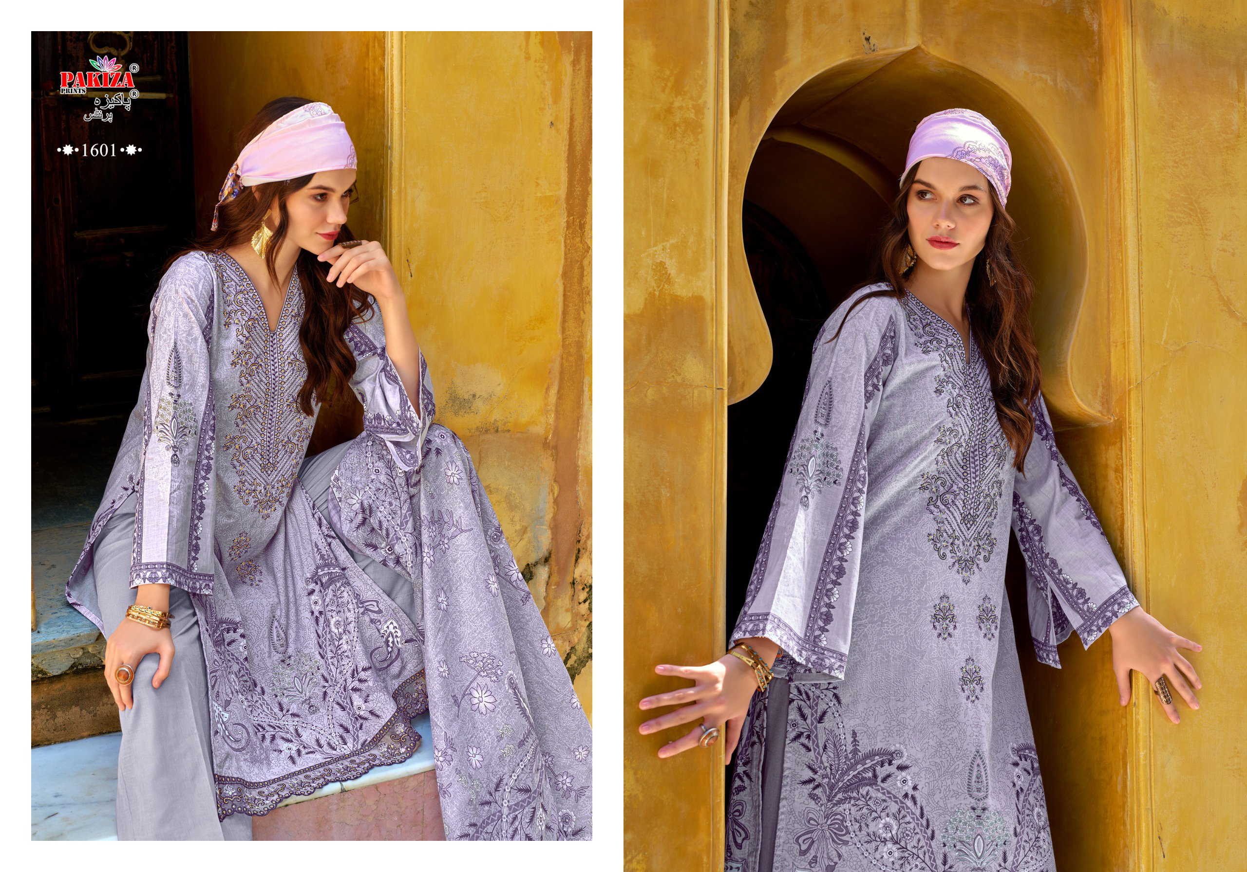 Pakiza Naksh Vol 16 Lawn Cotton Designer Embroidery Dress Material