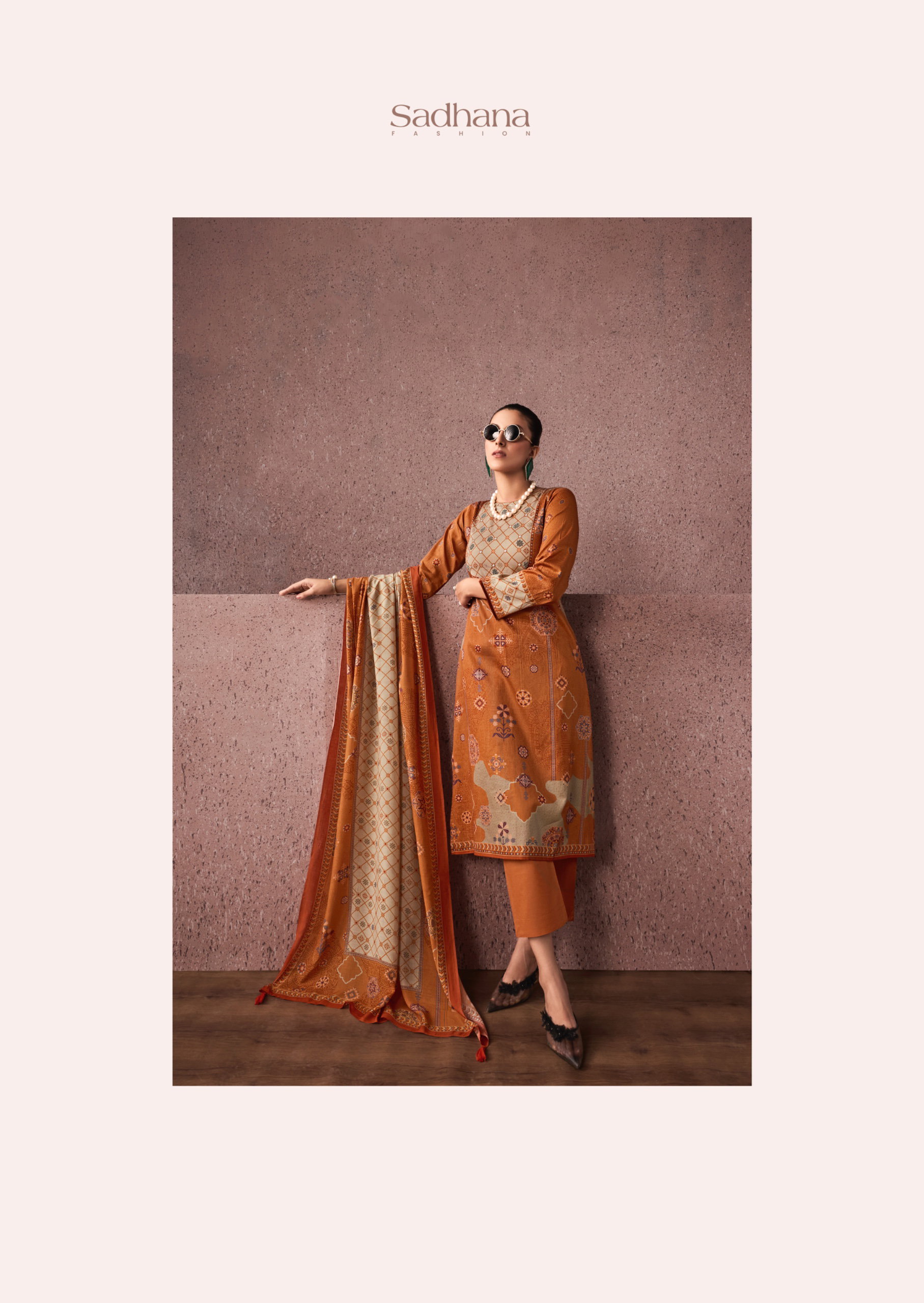 Sadhana Siena Jam Cotton Digital Print With Work Salwar Kameez