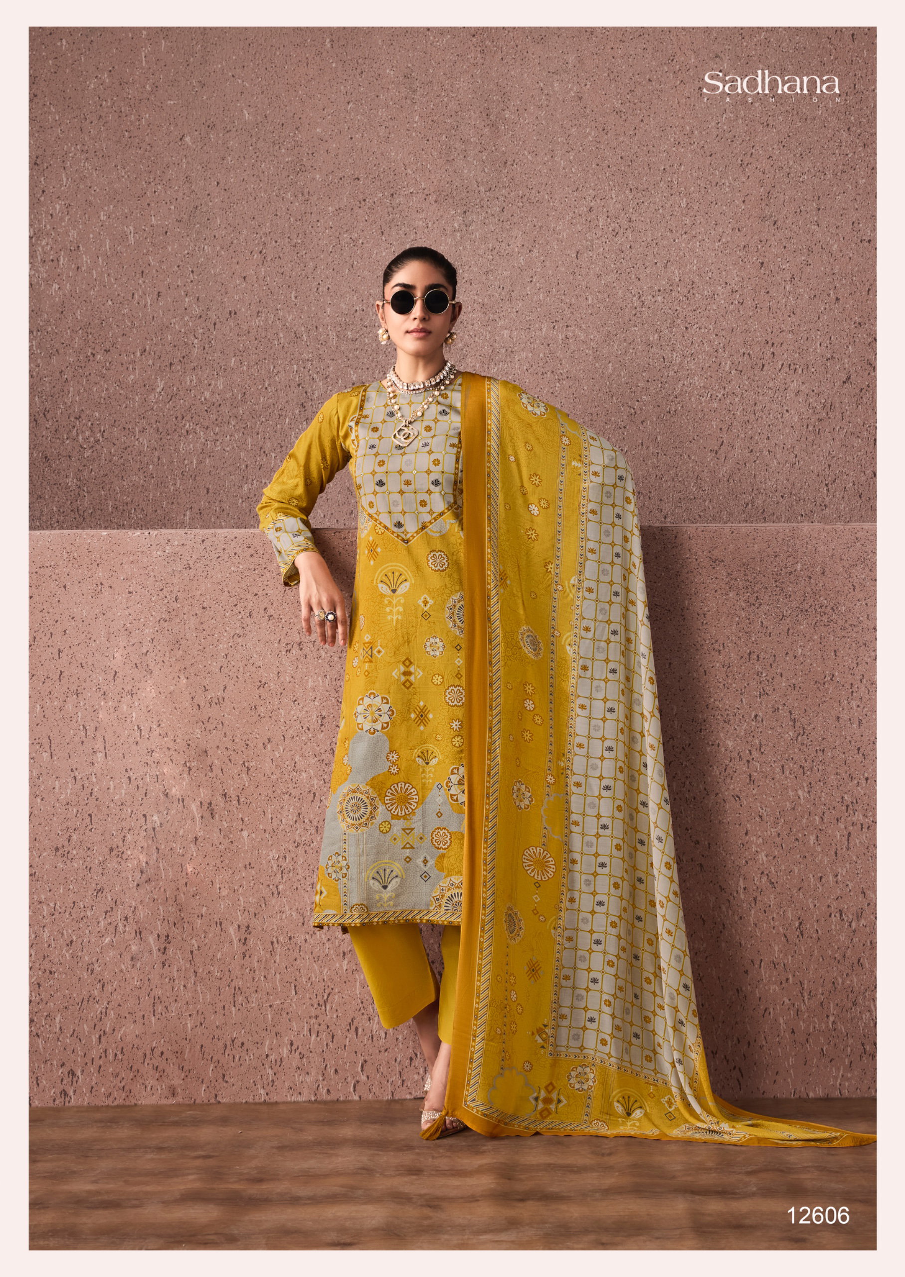 Sadhana Siena Jam Cotton Digital Print With Work Salwar Kameez