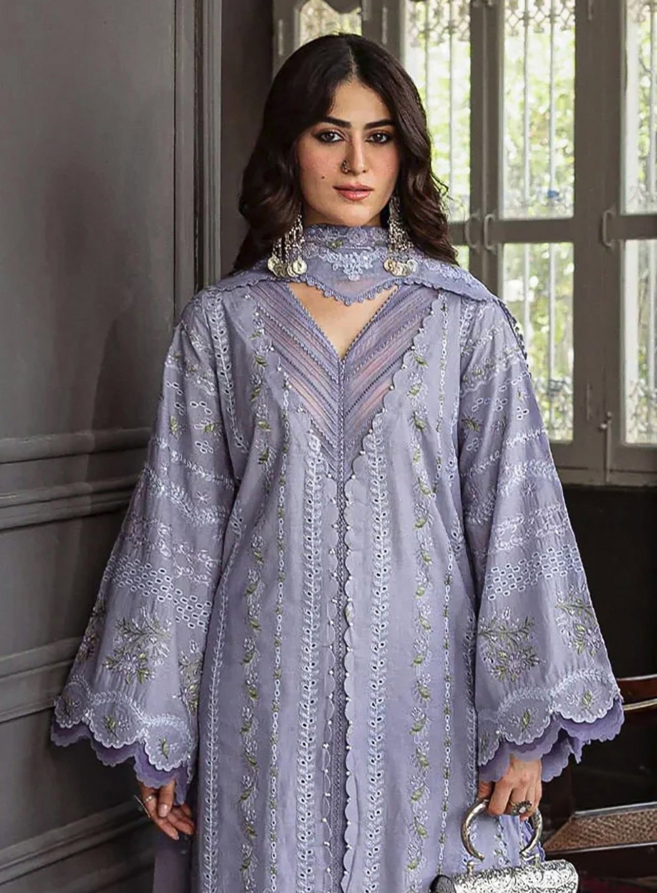 Shree Kahf Premium Embroidered Colllection Vol 2 Kota Doriya Dupatta Pakistani Suits