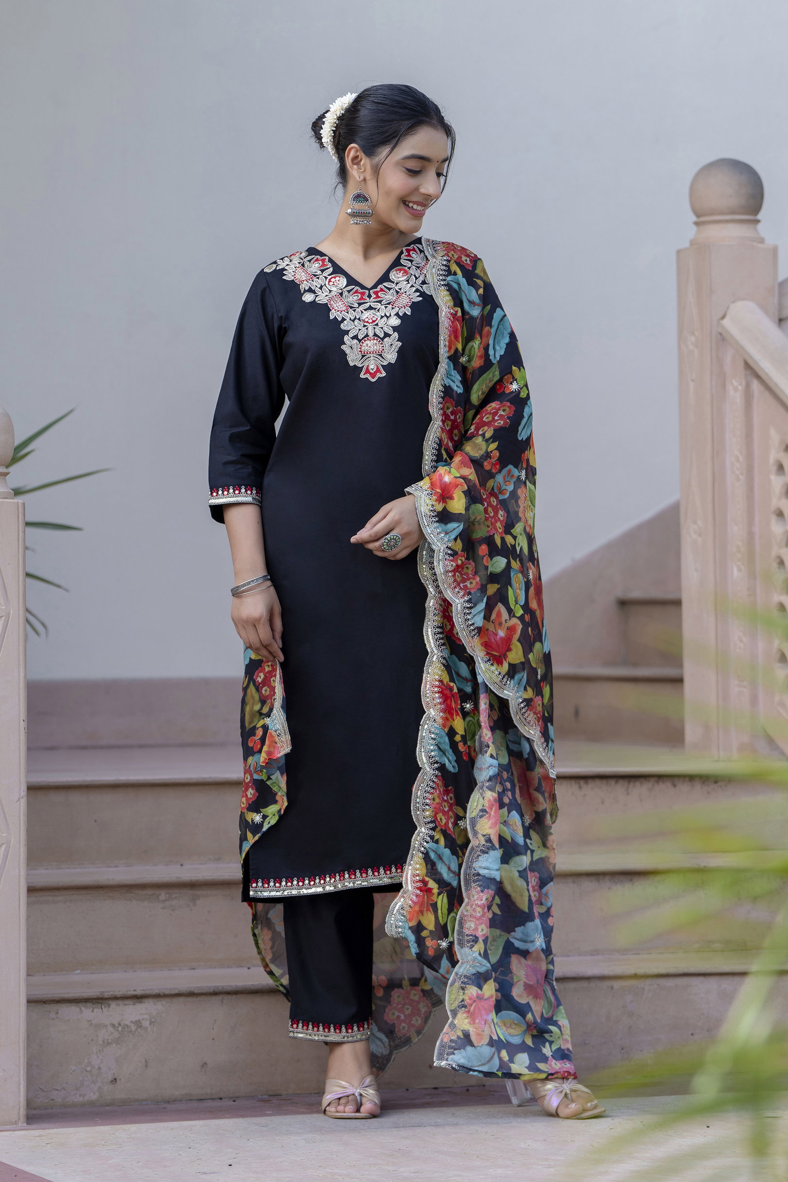VP 9620 Viscose Rayon Kurta and Pant Set