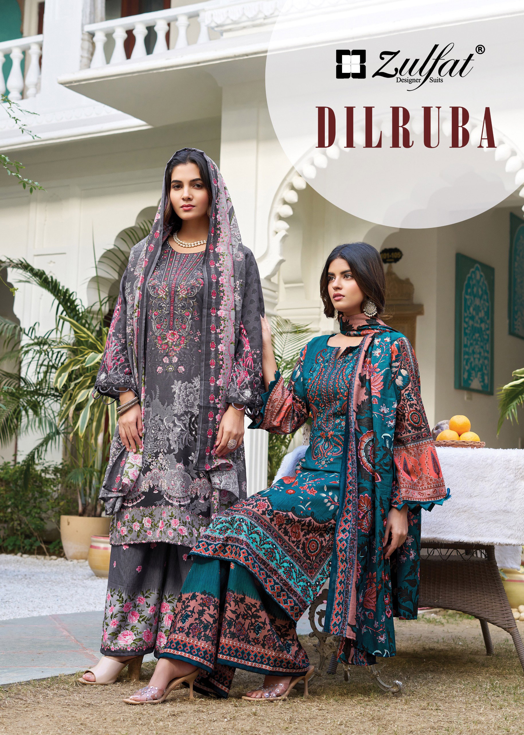 Zulfat Dilruba Vol 4 Rayon With Handwork Designer Dress Material