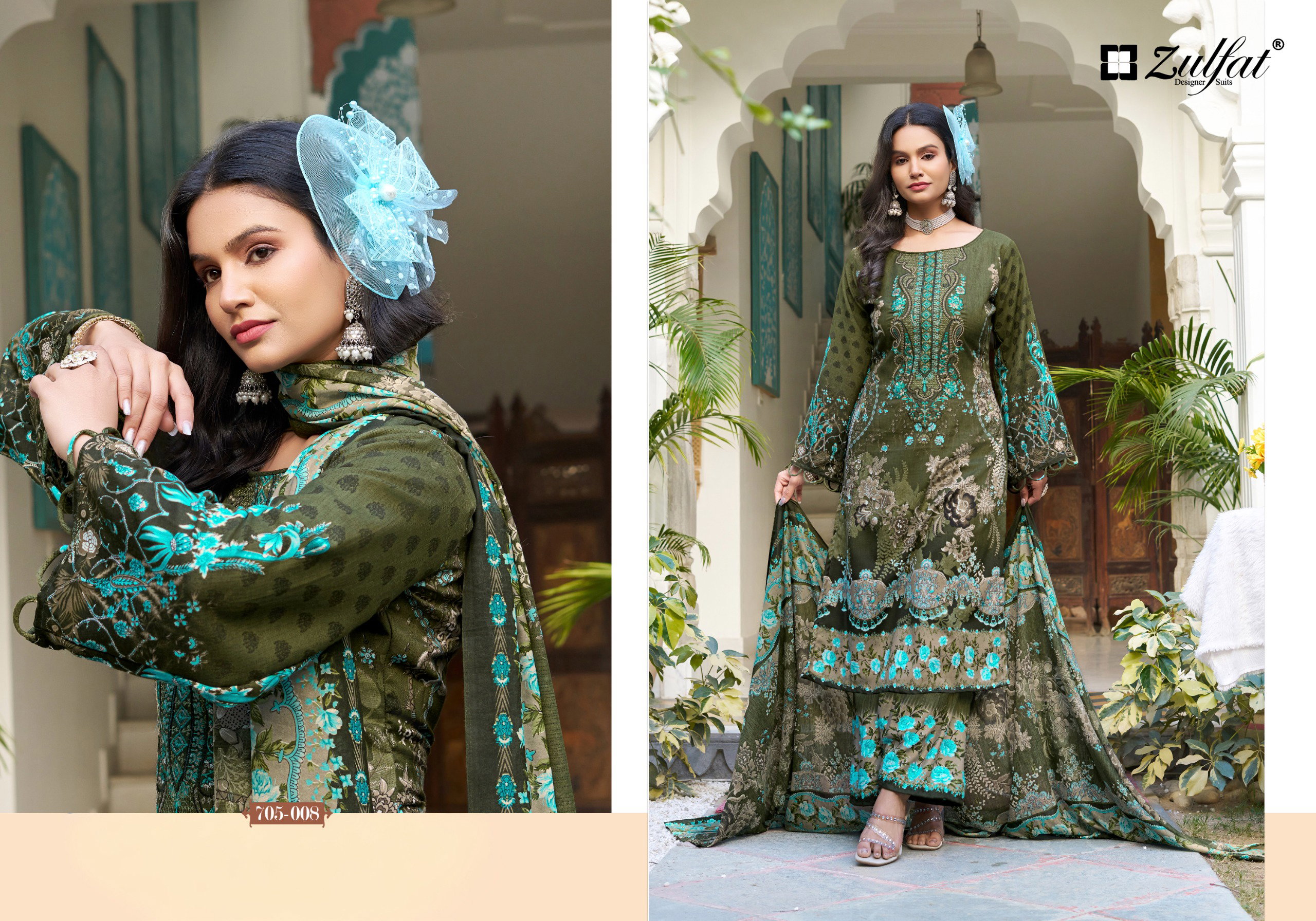 Zulfat Dilruba Vol 4 Rayon With Handwork Designer Dress Material