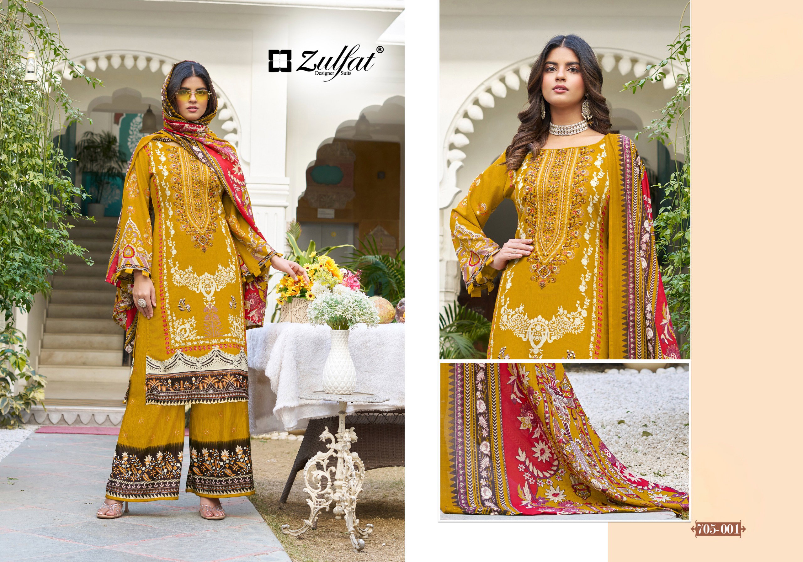 Zulfat Dilruba Vol 4 Rayon With Handwork Designer Dress Material