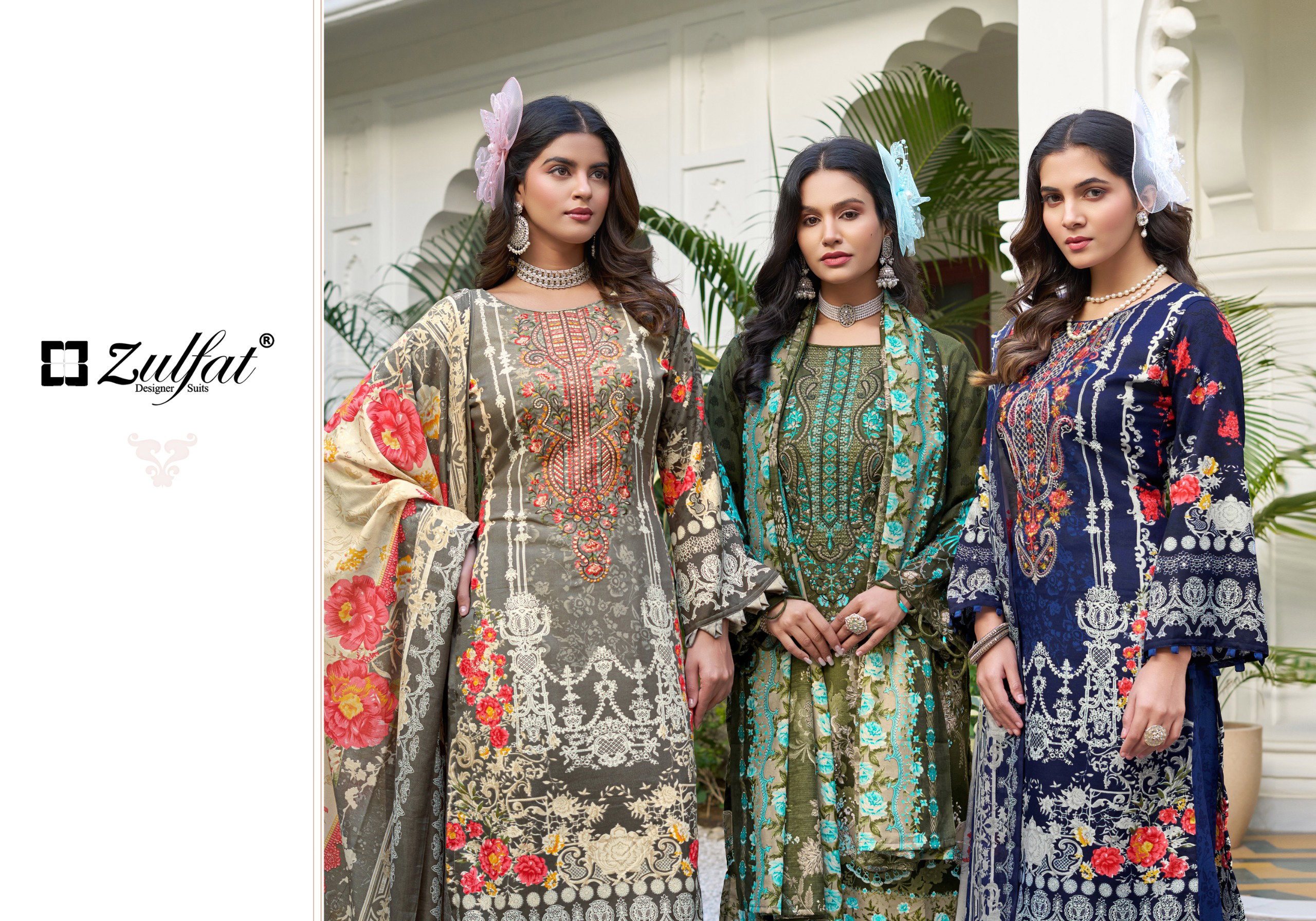 Zulfat Dilruba Vol 4 Rayon With Handwork Designer Dress Material