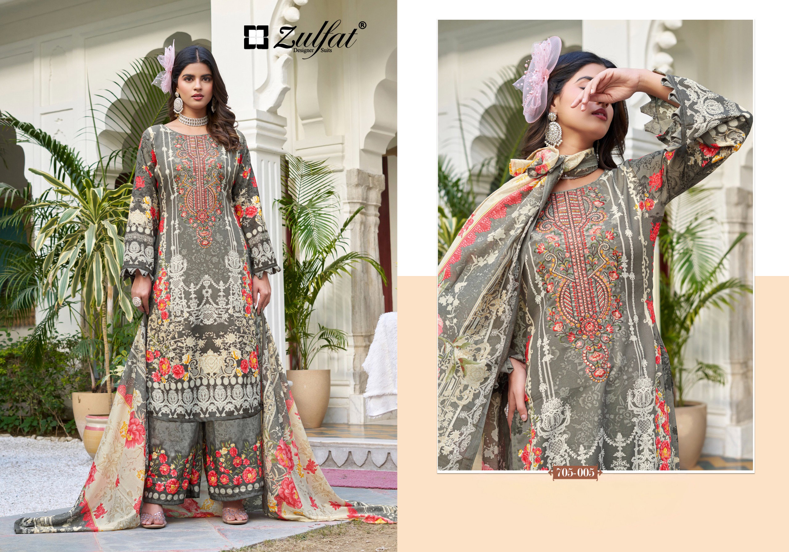 Zulfat Dilruba Vol 4 Rayon With Handwork Designer Dress Material