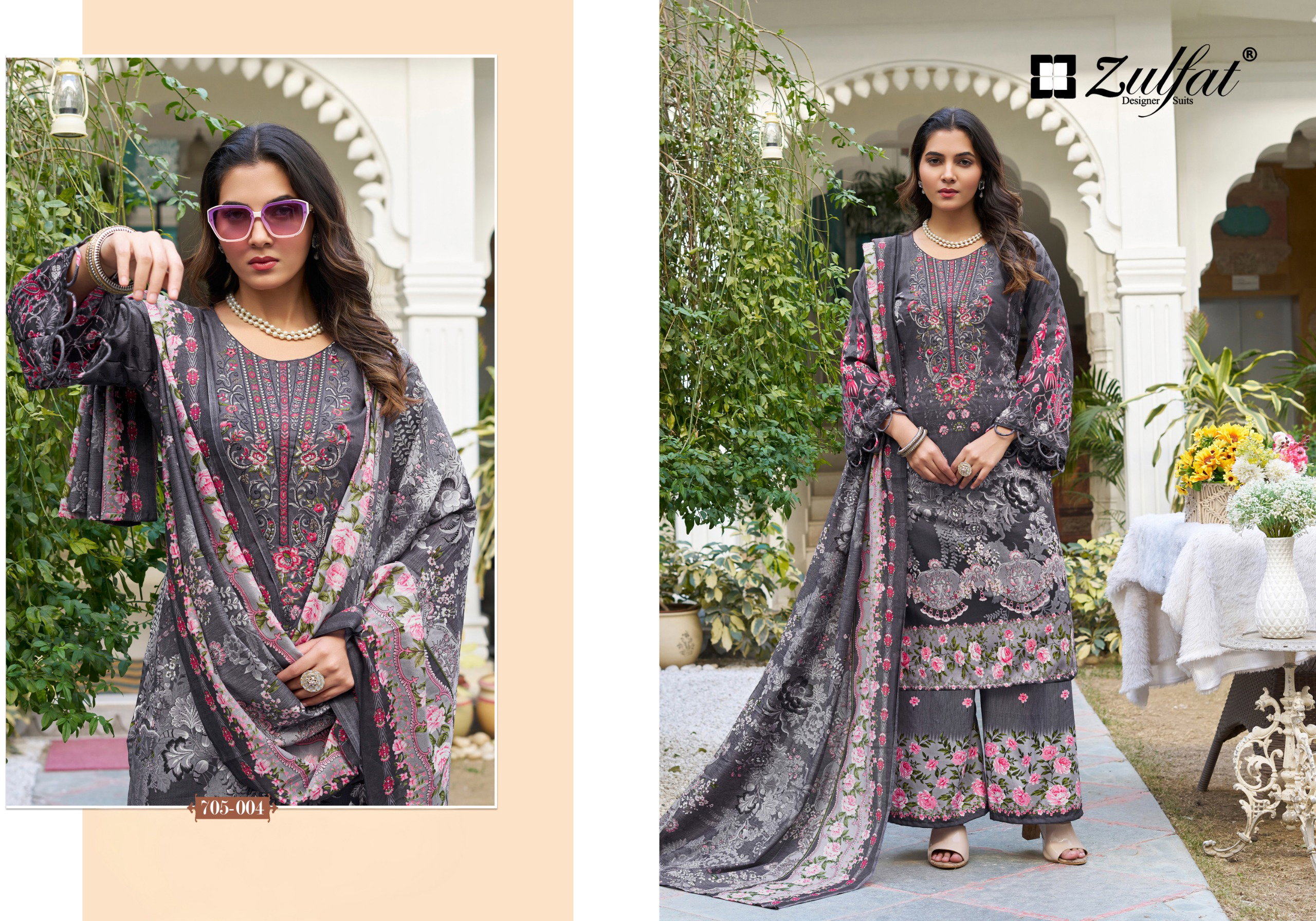Zulfat Dilruba Vol 4 Rayon With Handwork Designer Dress Material