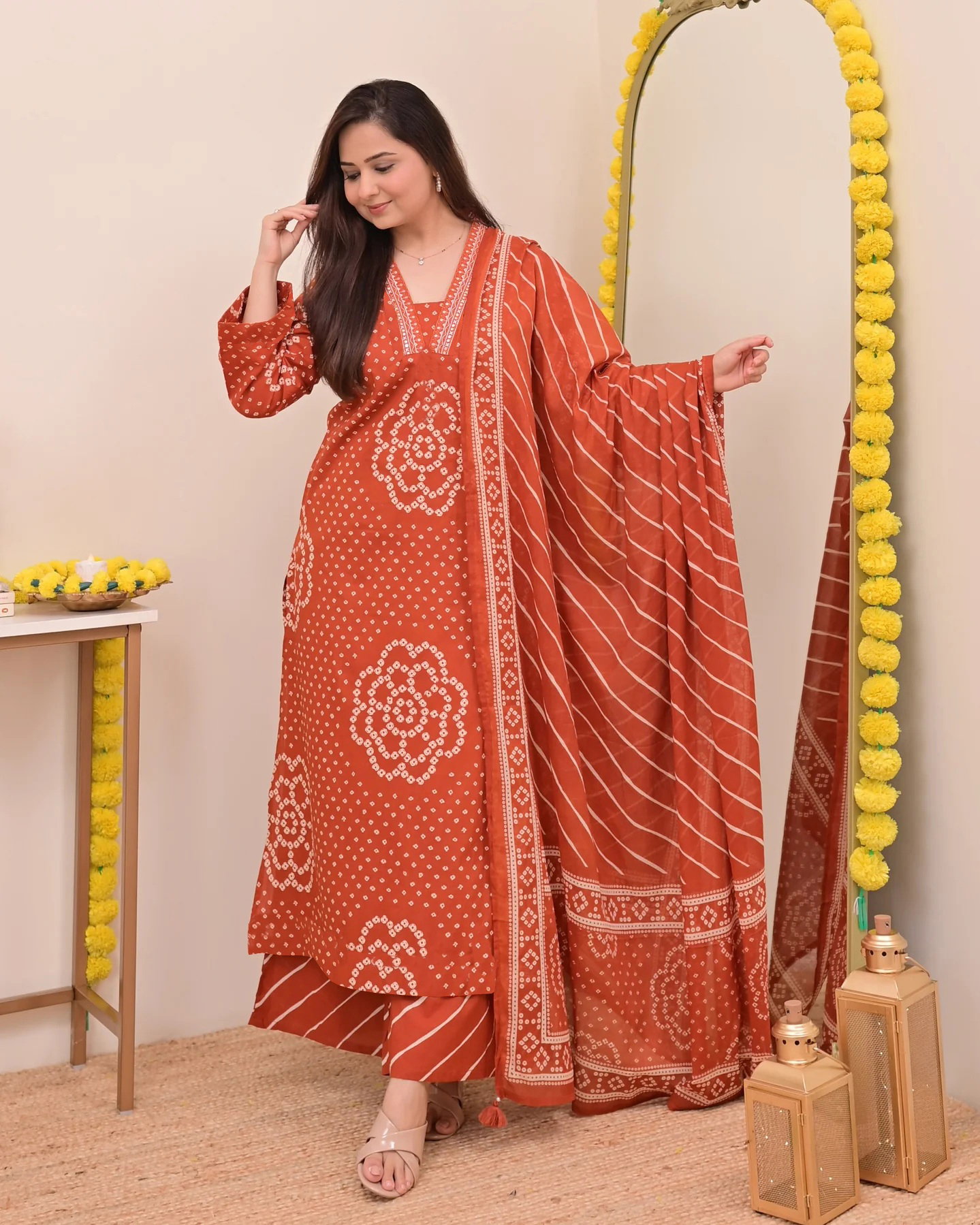 Dhruvi 405 Viscose Embroidery Kurti Bottom With Dupatta