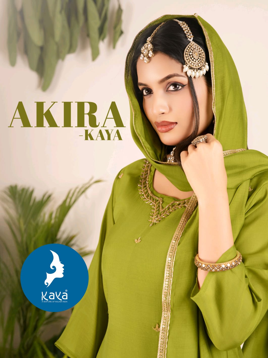 Kaya Akira Mul Chanderi Fancy Wear Kurti Pant And Dupatta Collection