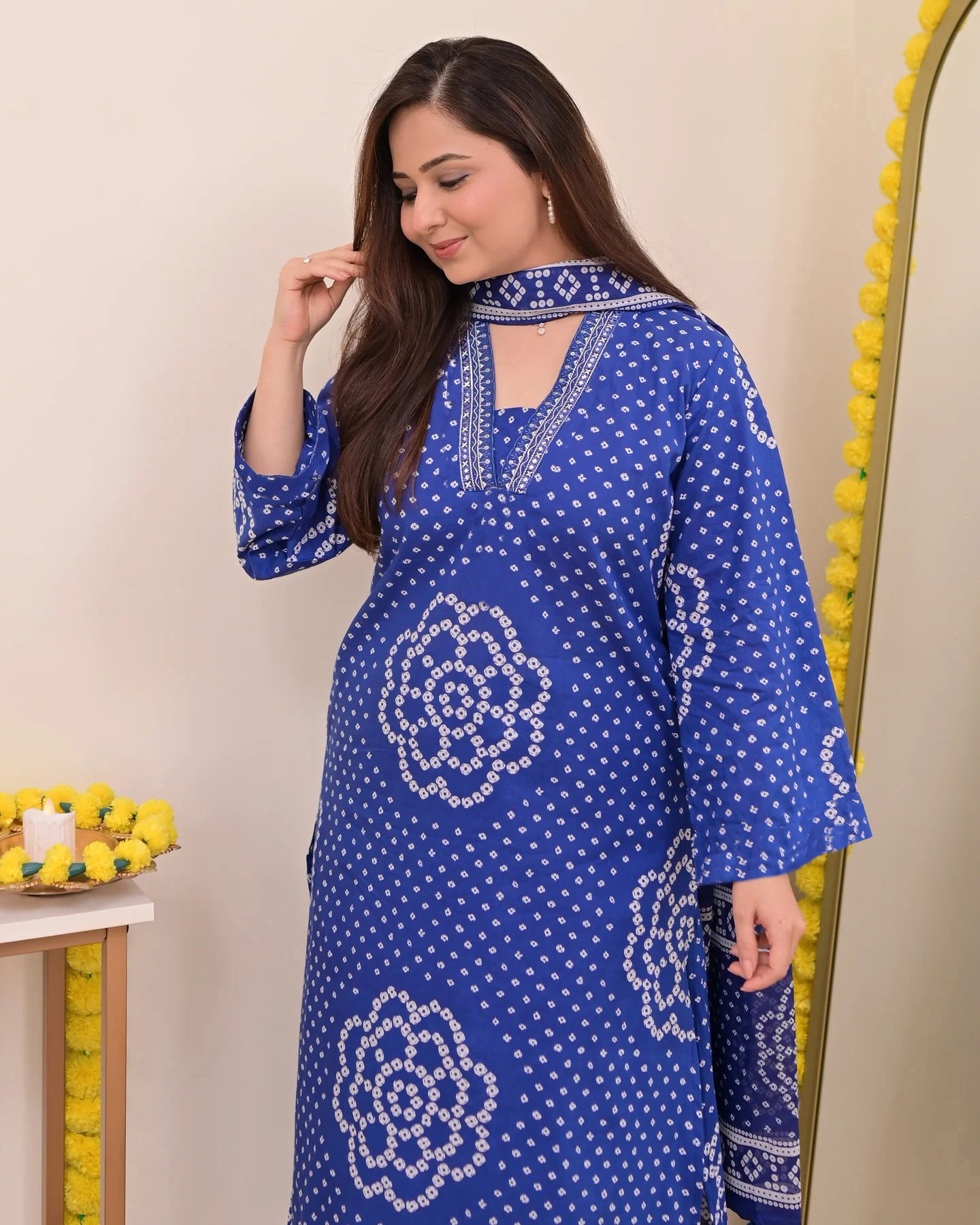 Dhruvi 404 Viscose Embroidery kurti Bottom With Dupatta