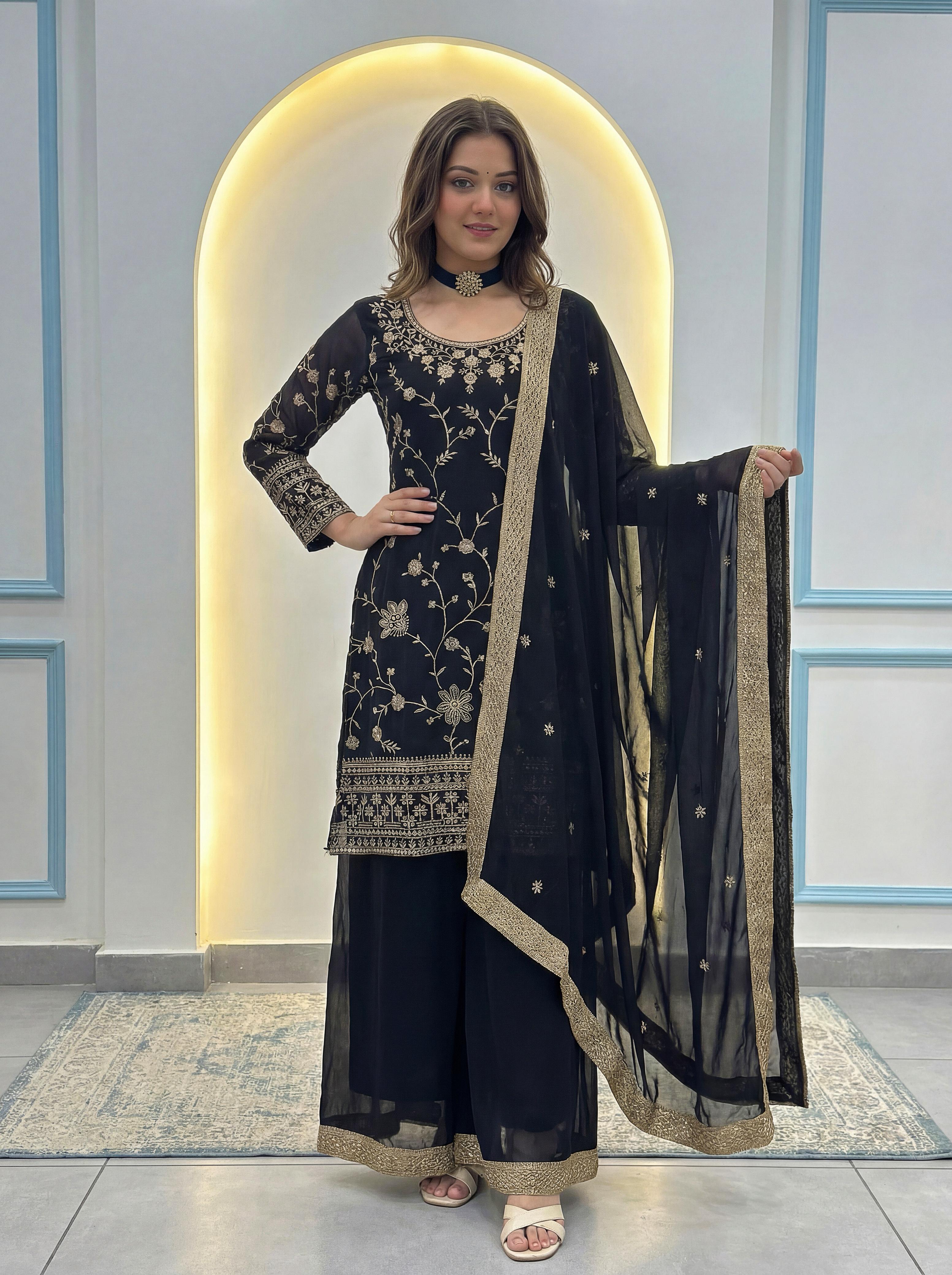 Dv 5168 Pakistani dress Faux Georgeet Pakistani Readymade Collection