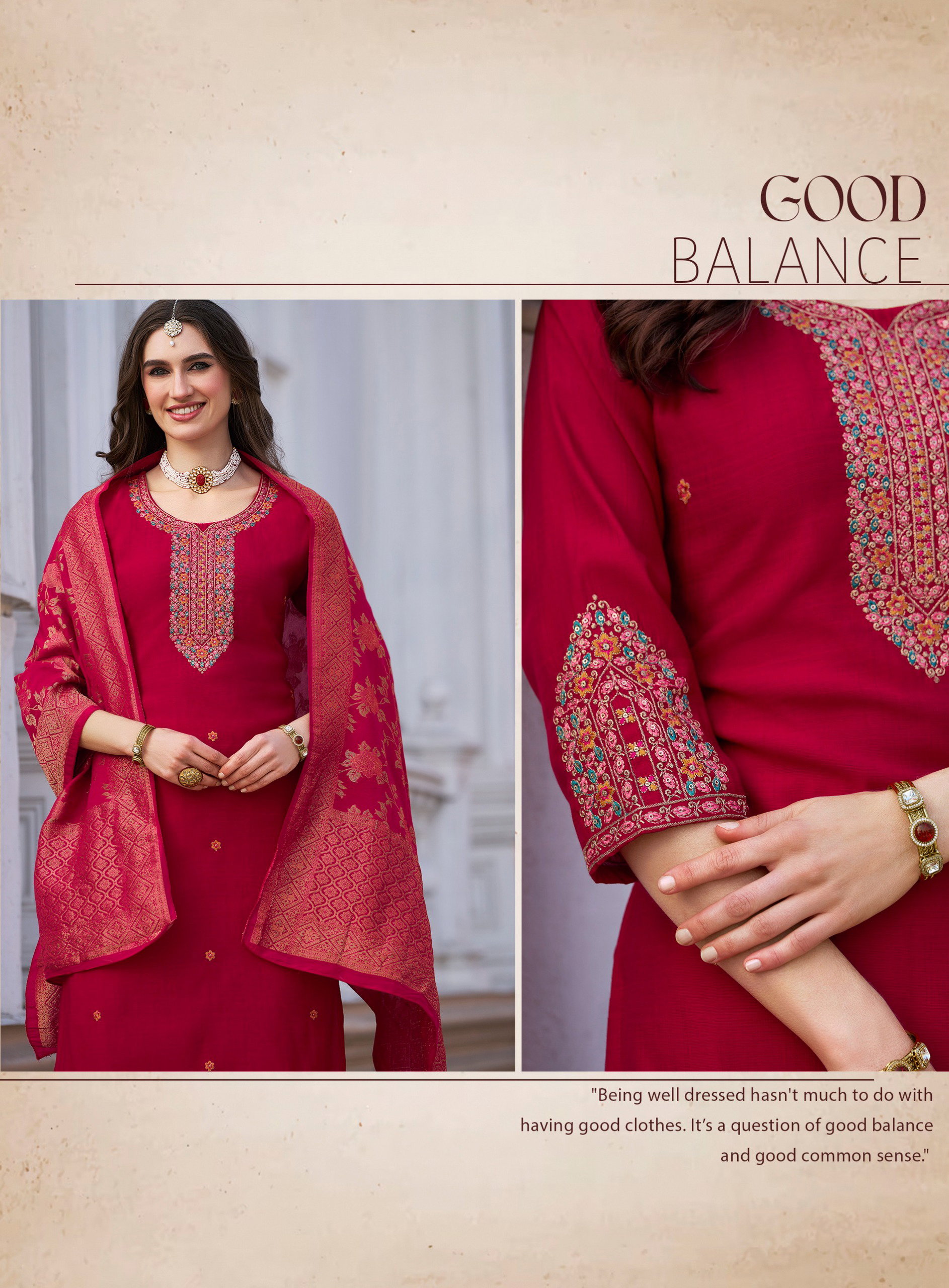 Radhika Ras Vol 4 Vertican Silk With Embroidery Work Kurti Pant And Dupatta