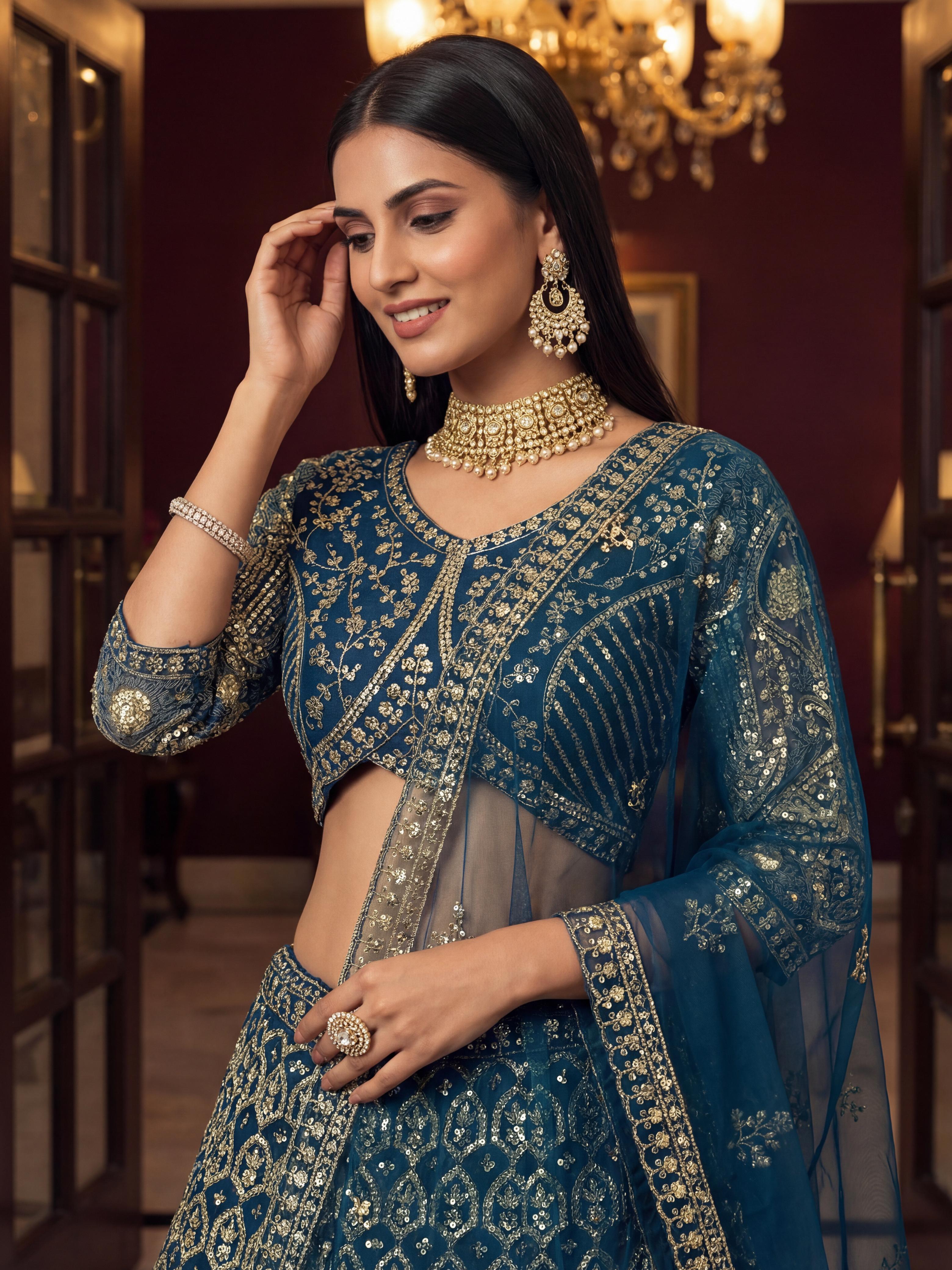 Dv 5150 Royal elegance in every twirl designer Lehenga Choli Collection 