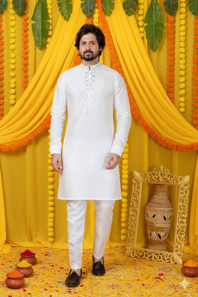 Sumi 4441 To 4443 Art Silk Pintux Work  Kurta Pajama Collection 
