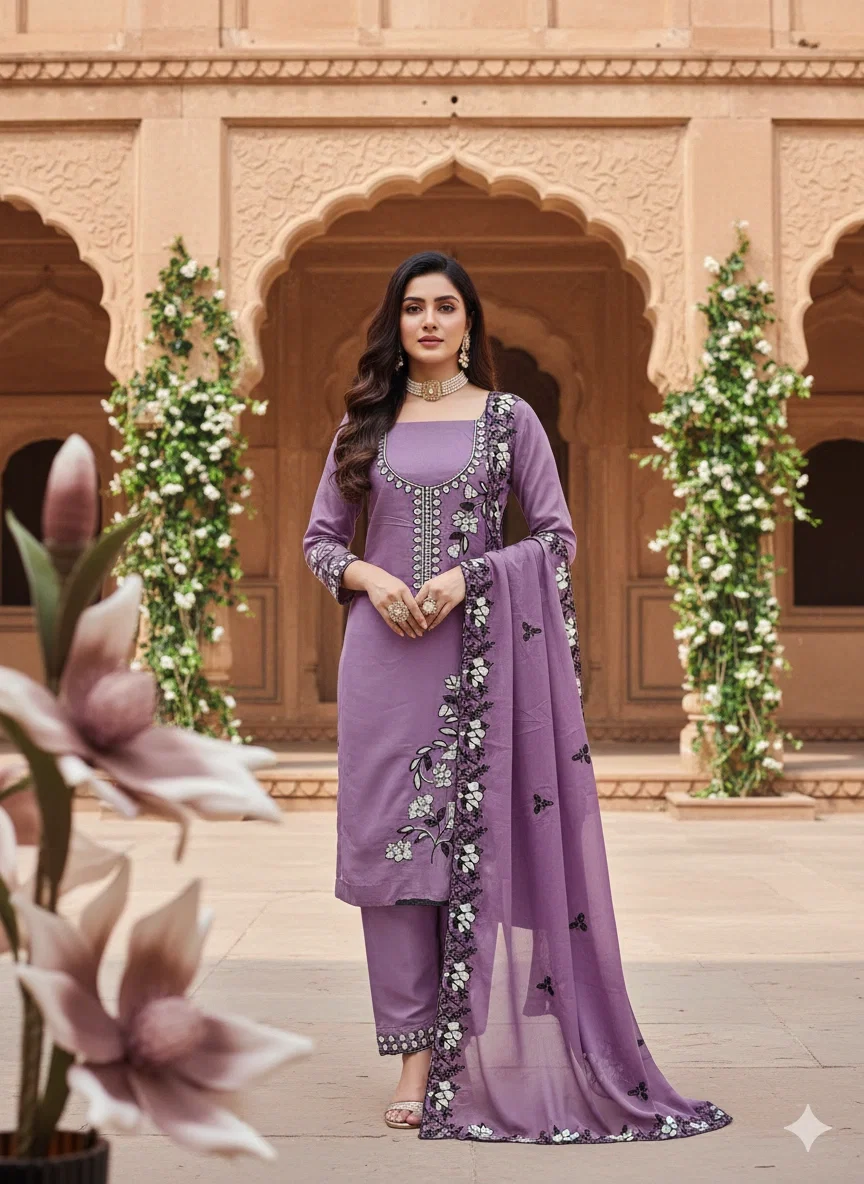Rnx 5055 Star Georgette Dress Material Collection