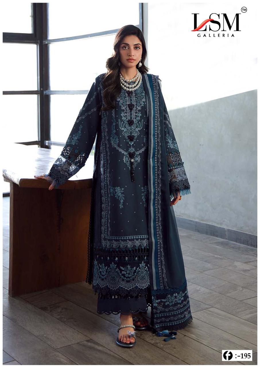 Lsm Firdous Queen Vol 19 Lawn Cotton Dress Material Collection Full Catalog available at wholesale rate.