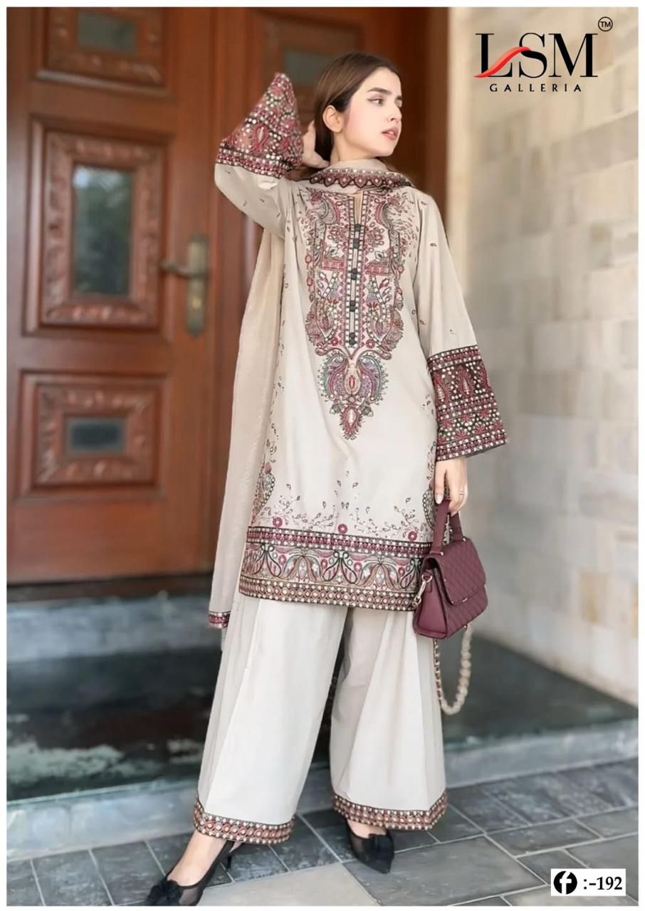 Lsm Firdous Queen Vol 19 Lawn Cotton Dress Material Collection Full Catalog available at wholesale rate.