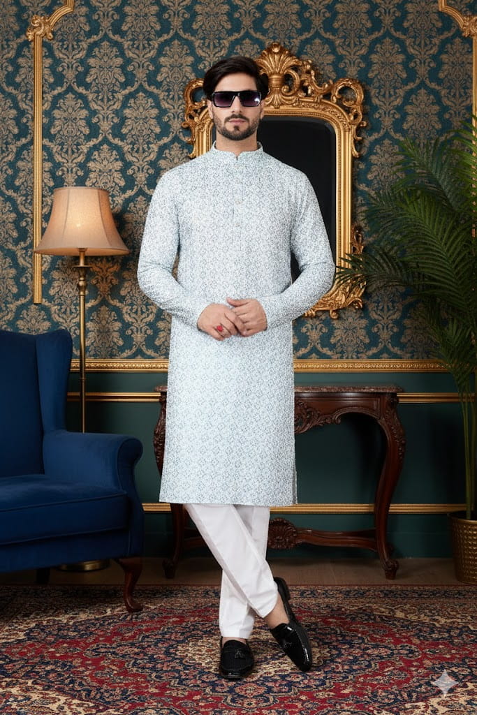 Sumi 4480 To 4084 Digital Print On Art Silk Kurta Pazama Collection 