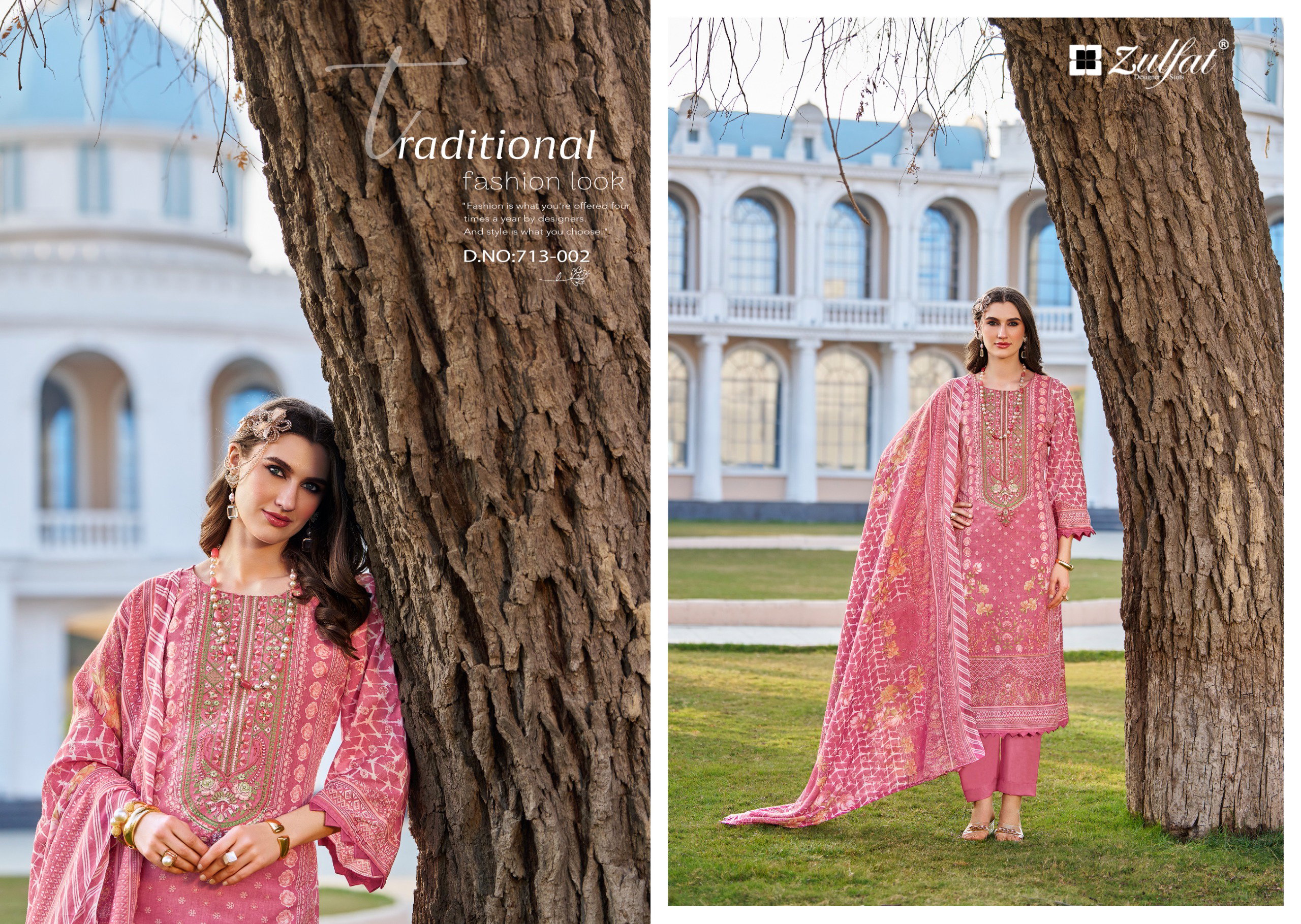 Zulfat Sana Safina Vol 3 Cotton With Embroidered Dress Material