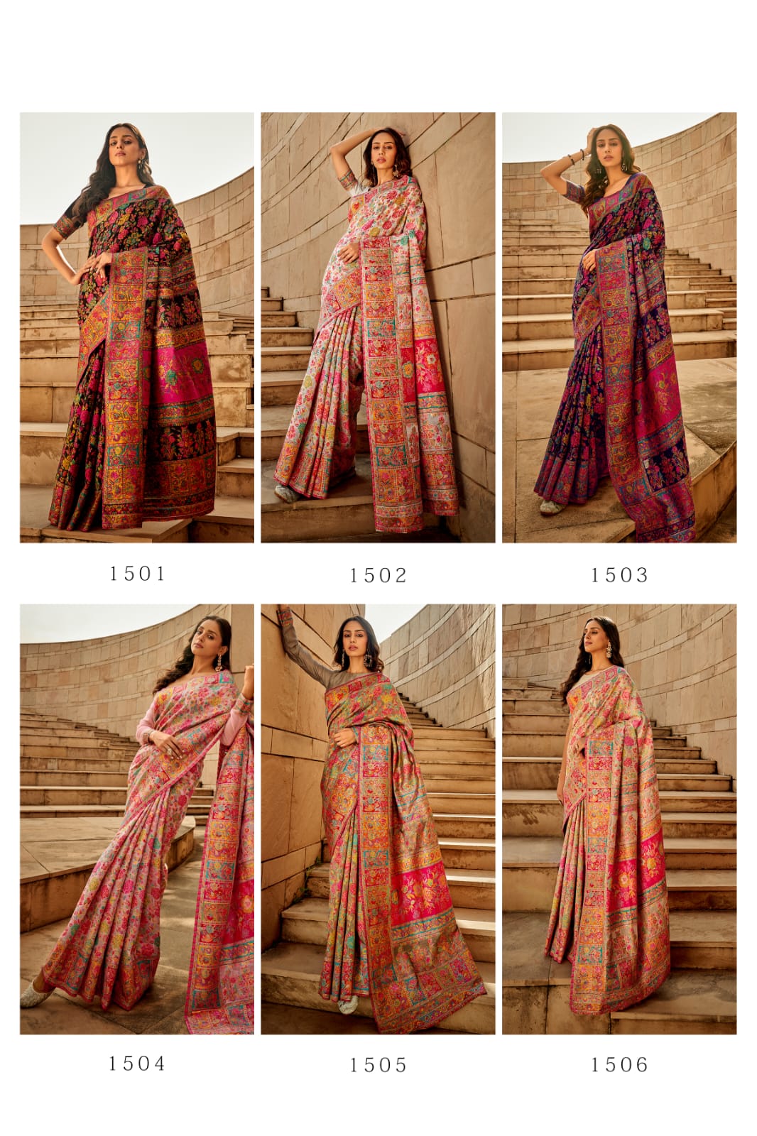 Rajtex 1500 Kashmiri Modal Silk Saree Collection