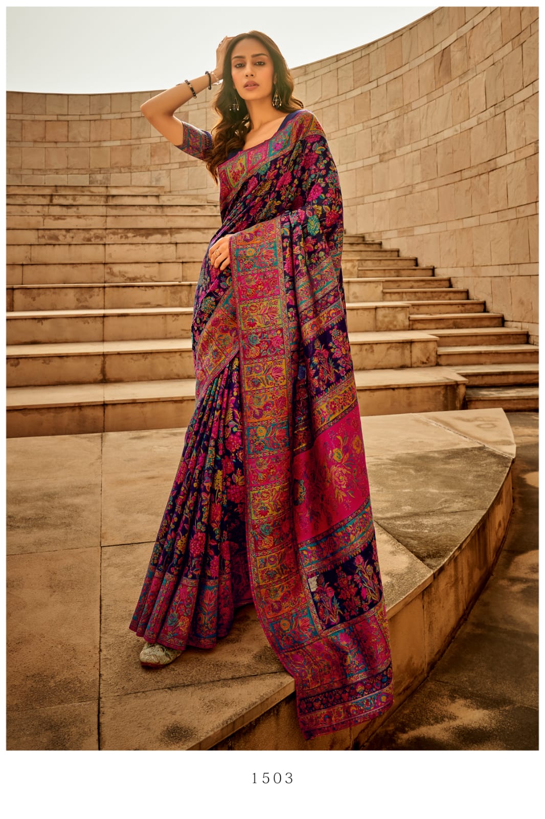 Rajtex 1500 Kashmiri Modal Silk Saree Collection