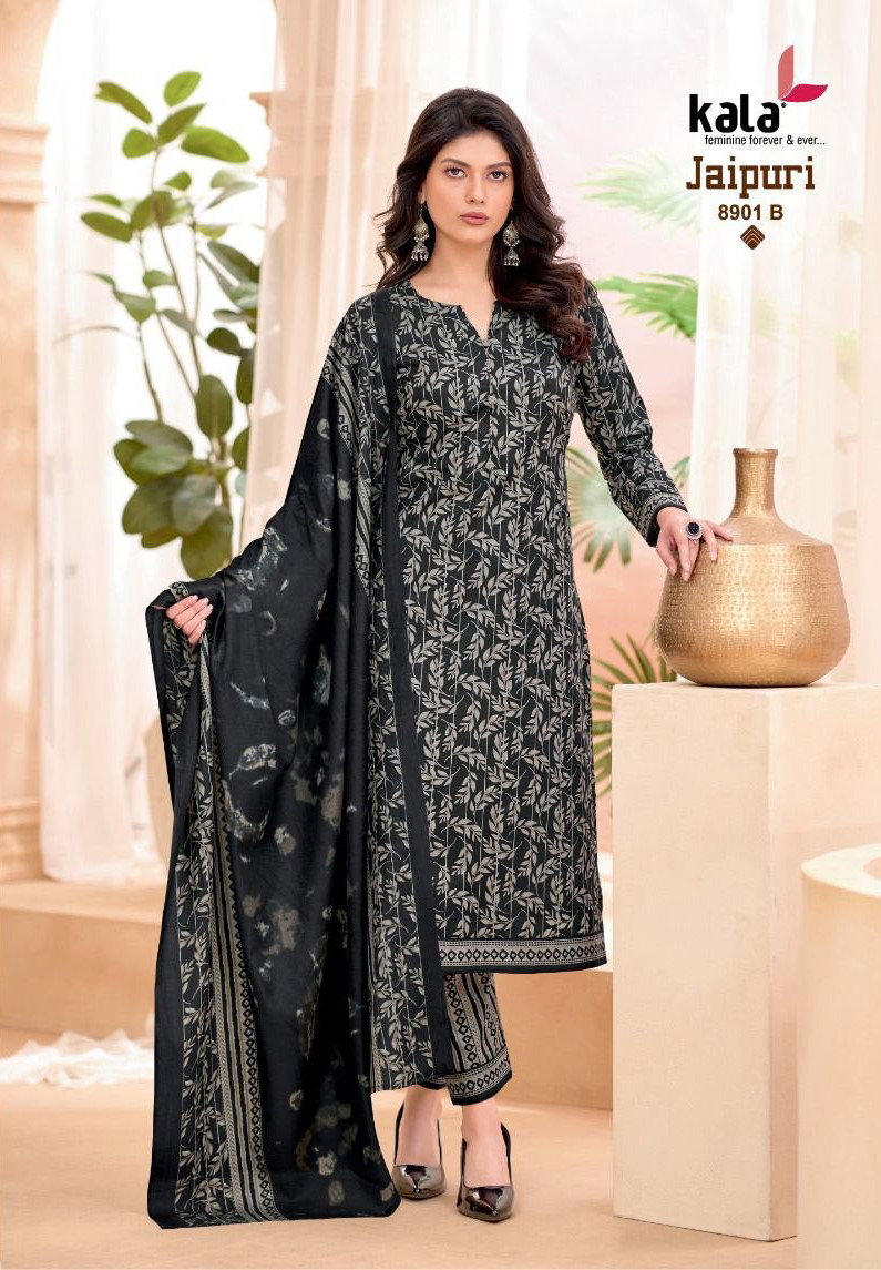 Kala Jaipuri Vol 9 Premium Cotton Printed Dress Material Collection