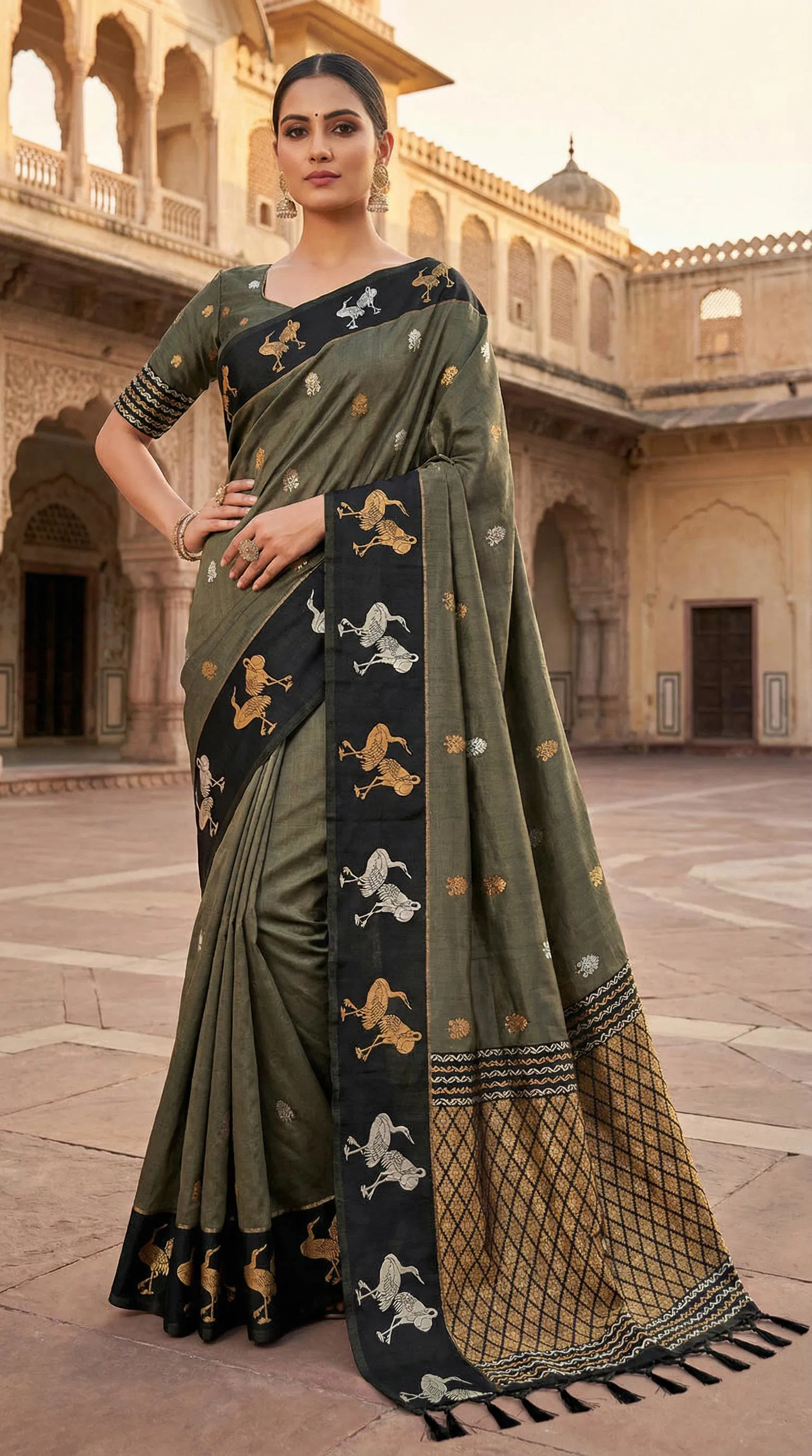 Lekha Mn Shreeja Vol 3 Silk Gold & Banarasi Zari Saree Collection 