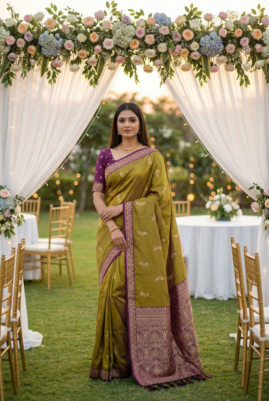 Lekha MN Dolly Banarasi Silk Zari Weaving Festive Wear Saree