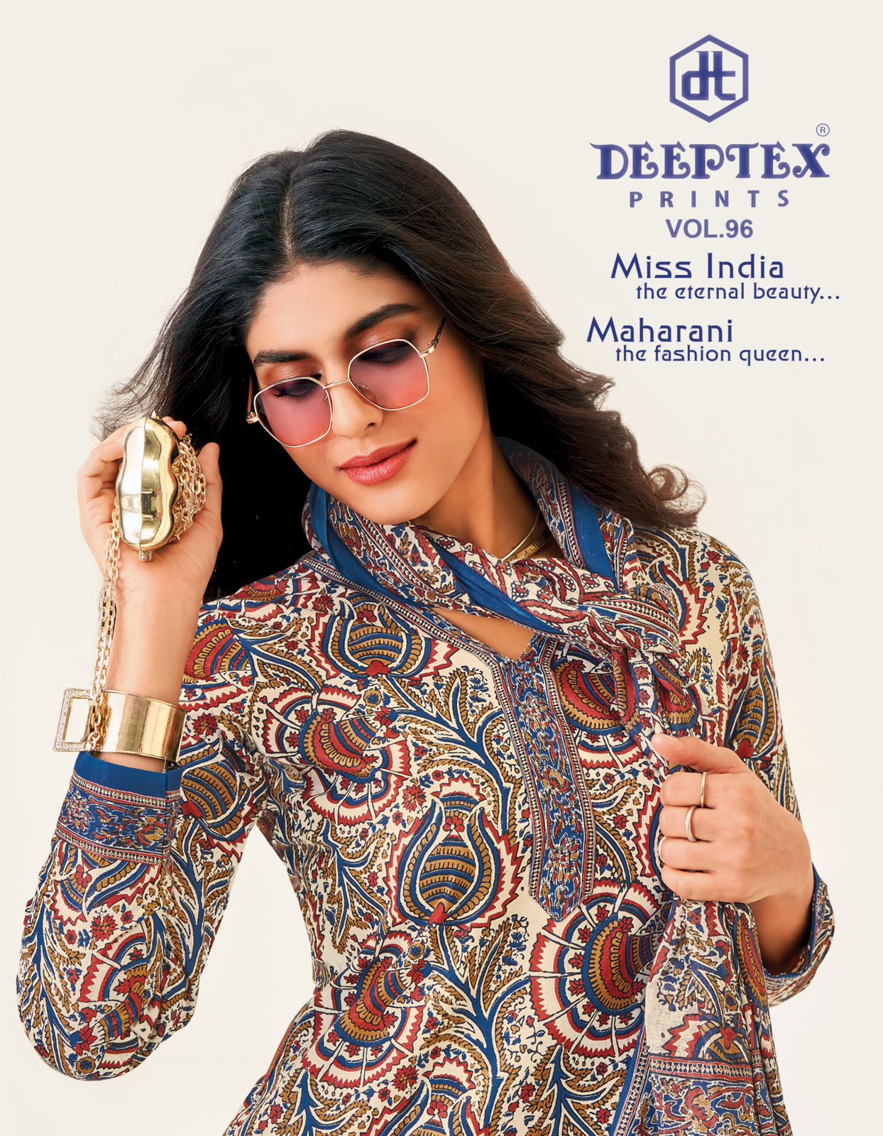 Deeptex Miss India Vol 96 Cotton Printed Dress Material Collection