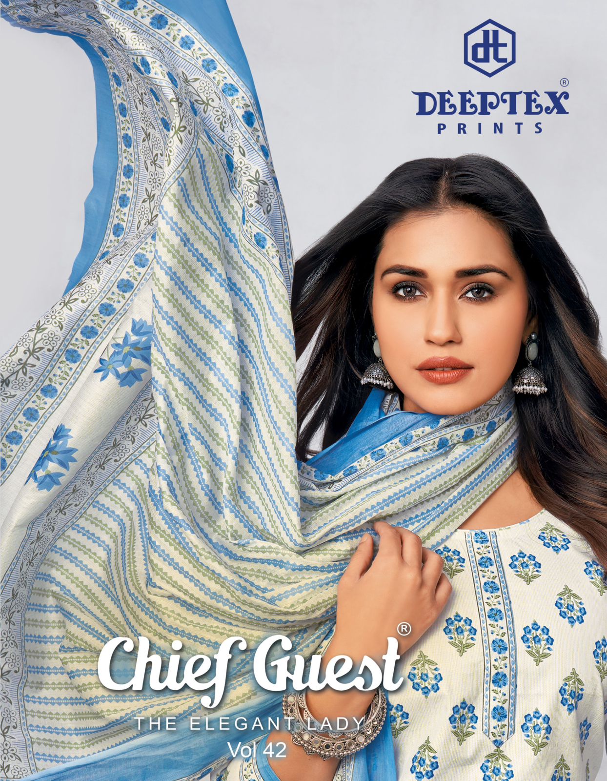 Deeptex Chief Guest Vol 42 Cotton Printed Dress Material