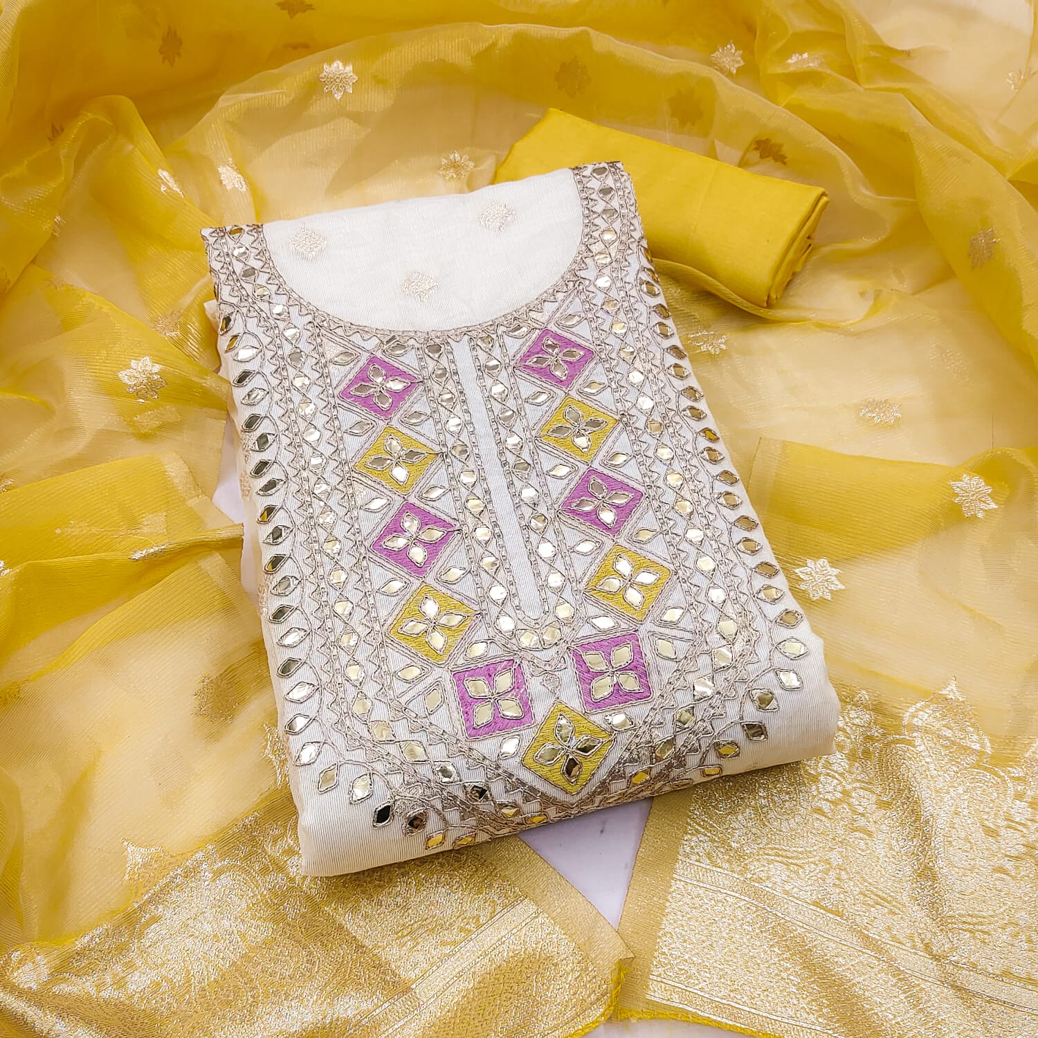 Rnx 5059 Simar Buti Jacquard Dress Material Collection