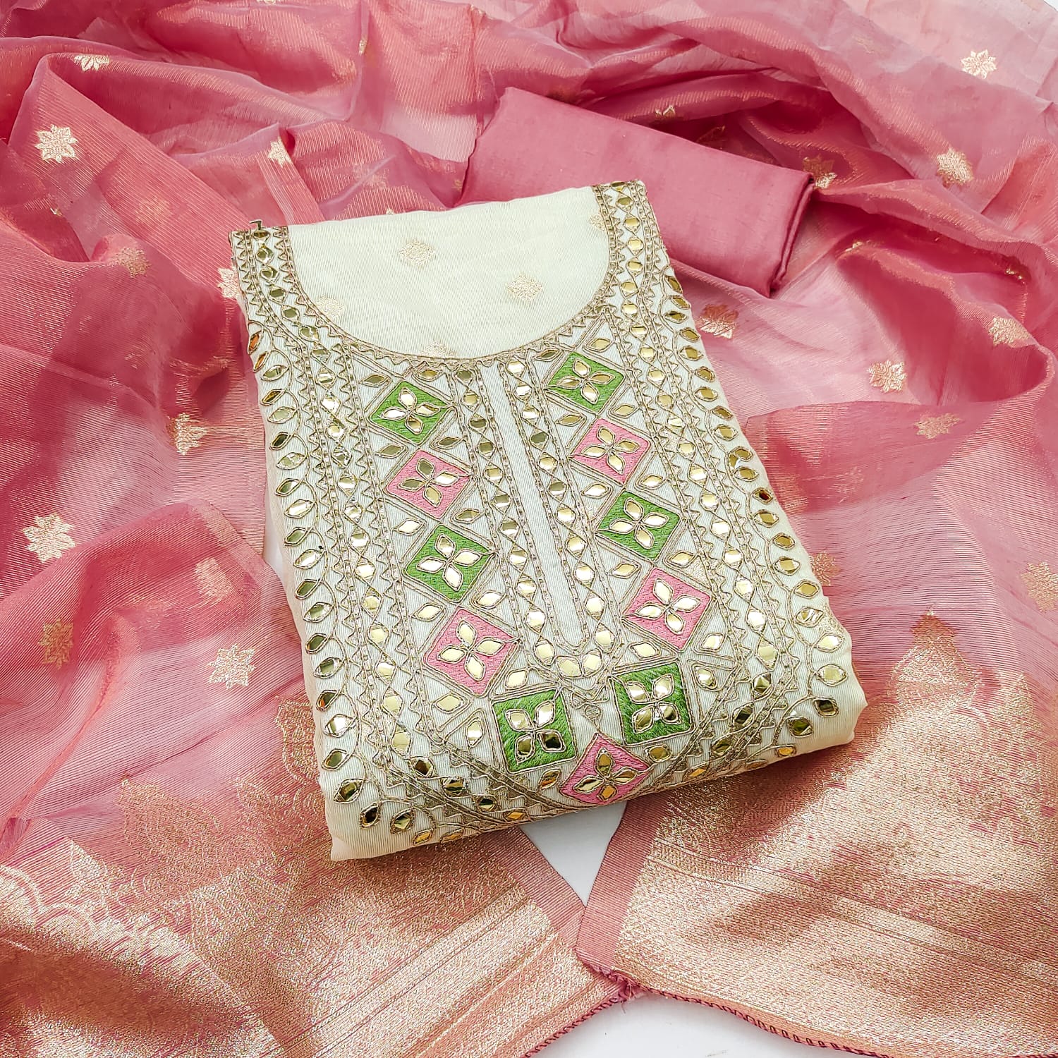 Rnx 5059 Simar Buti Jacquard Dress Material Collection