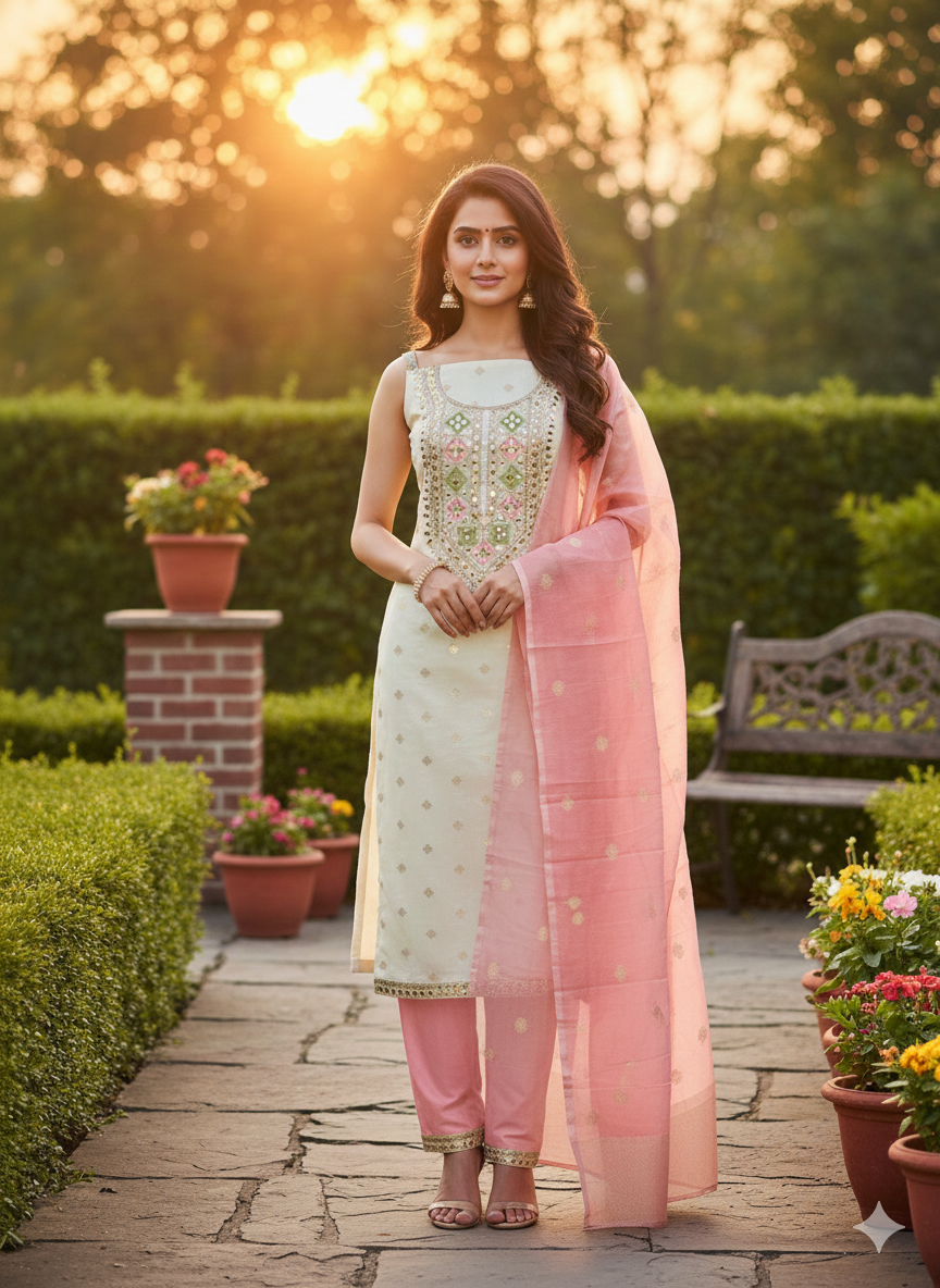 Rnx 5059 Simar Buti Jacquard Dress Material Collection