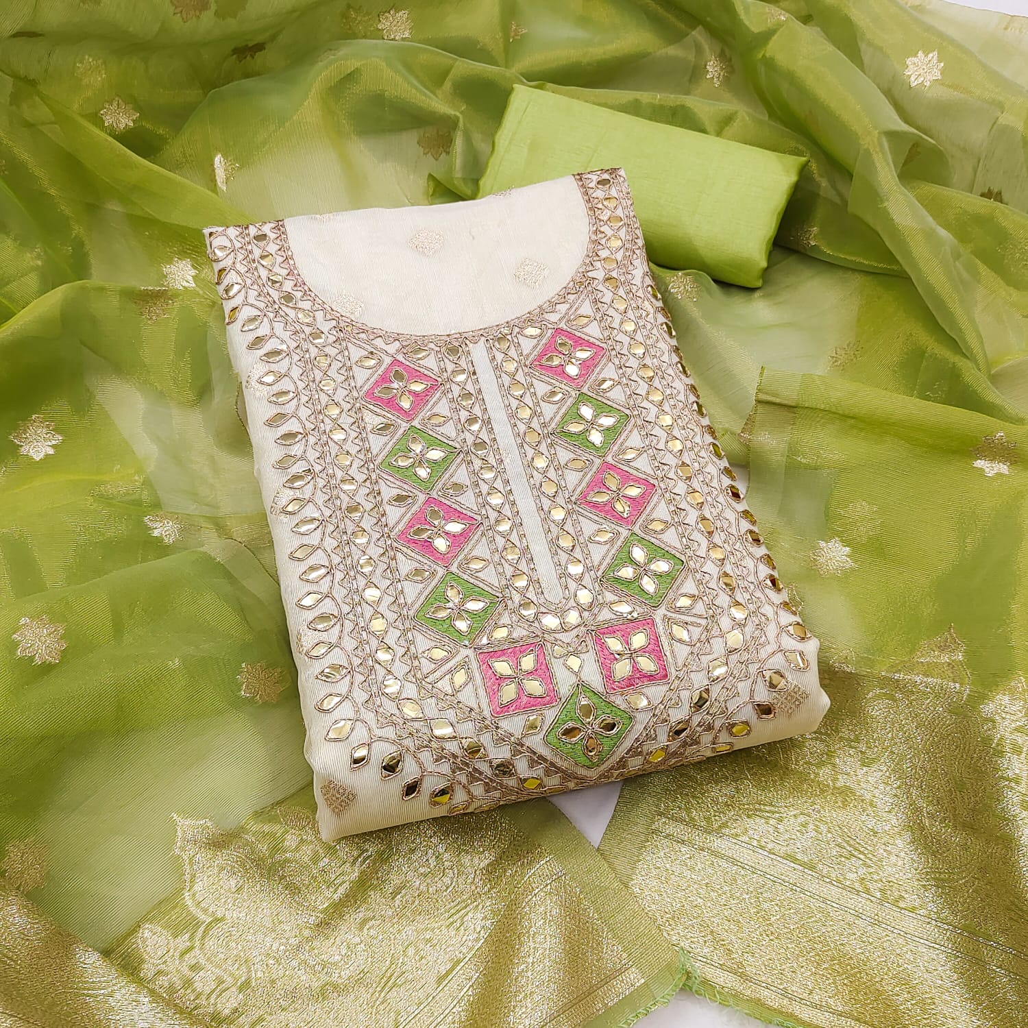 Rnx 5059 Simar Buti Jacquard Dress Material Collection