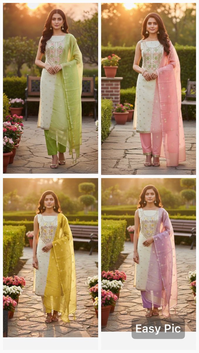 Rnx 5059 Simar Buti Jacquard Dress Material Collection