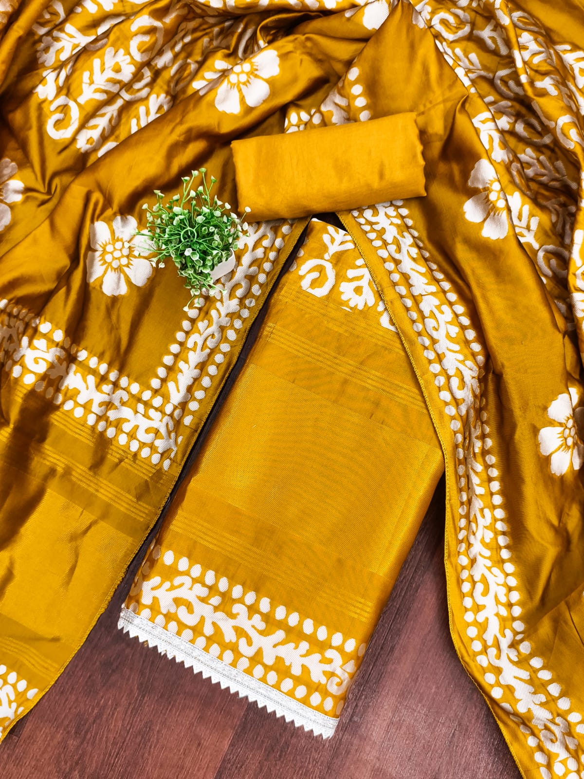 Rnx 5057 Gaji Silk Batik Printed Dress Material Collection