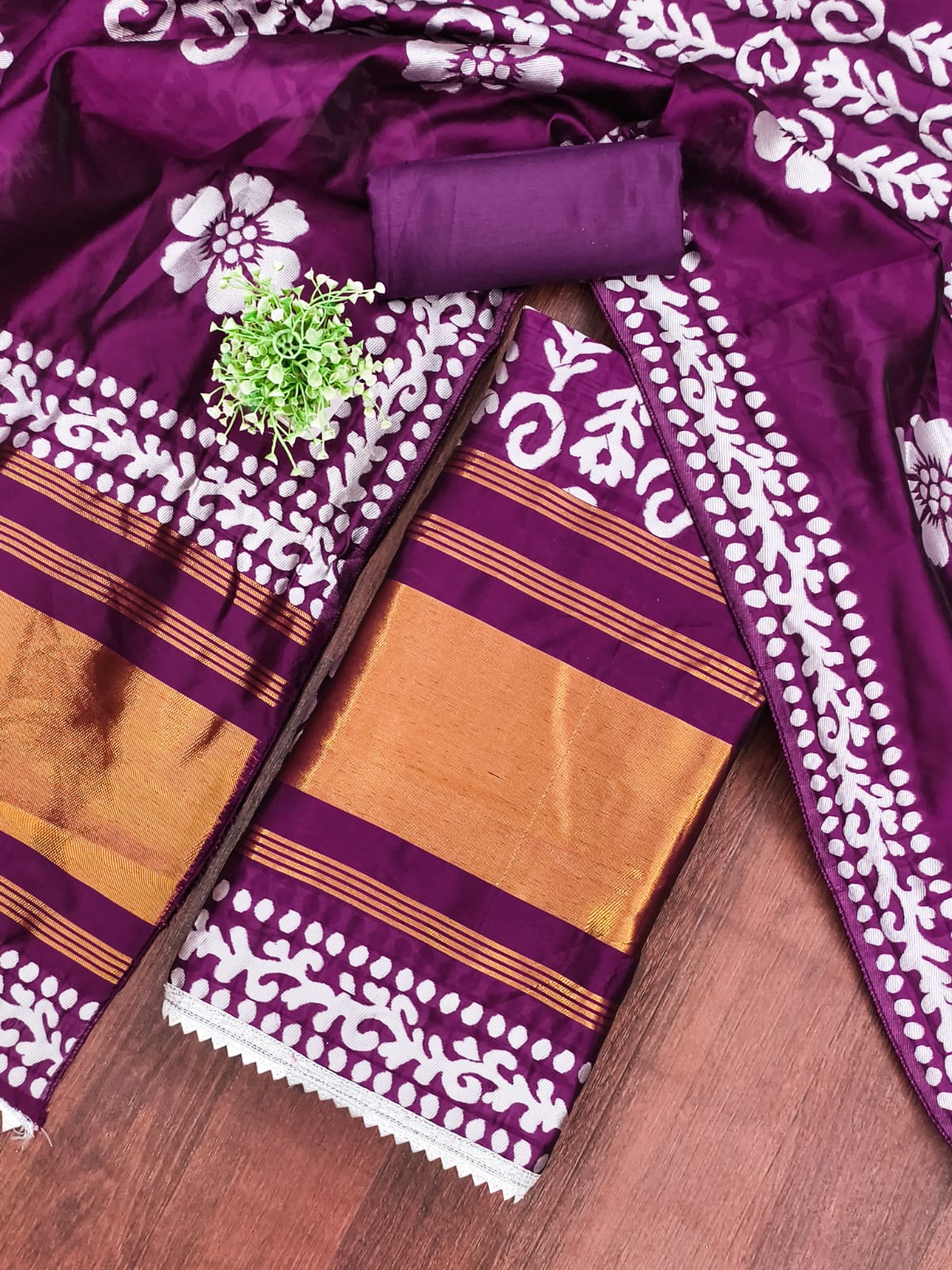 Rnx 5057 Gaji Silk Batik Printed Dress Material Collection