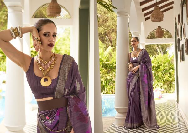 Rajtex Kalki Koechlin 313005 Multi Coloured Zari Handloom Weaving Silk Saree Collection  