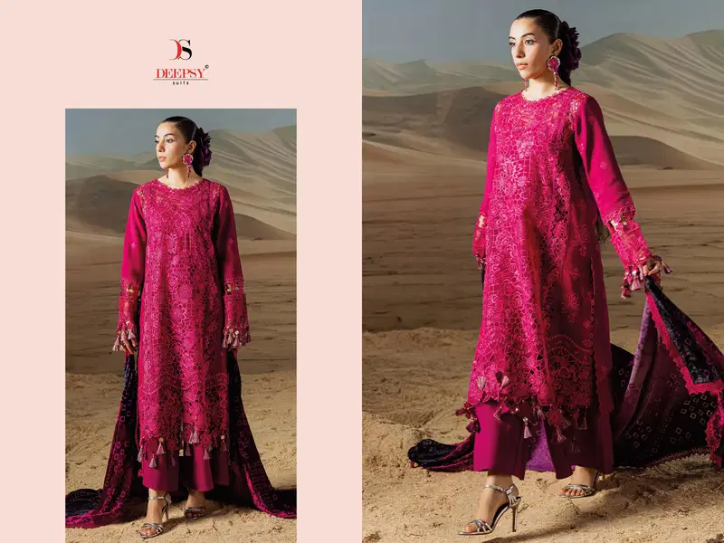 Deepsy Mahnor Vol 2 Chiffon Dupatta Rayon Pakistani Salwar Kameez