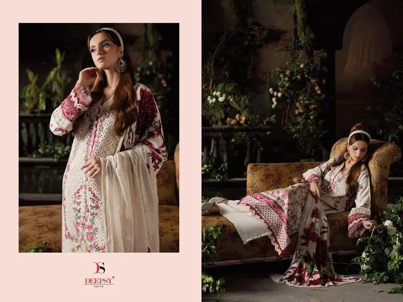 Deepsy Mahnor Vol 2 Chiffon Dupatta Rayon Pakistani Salwar Kameez
