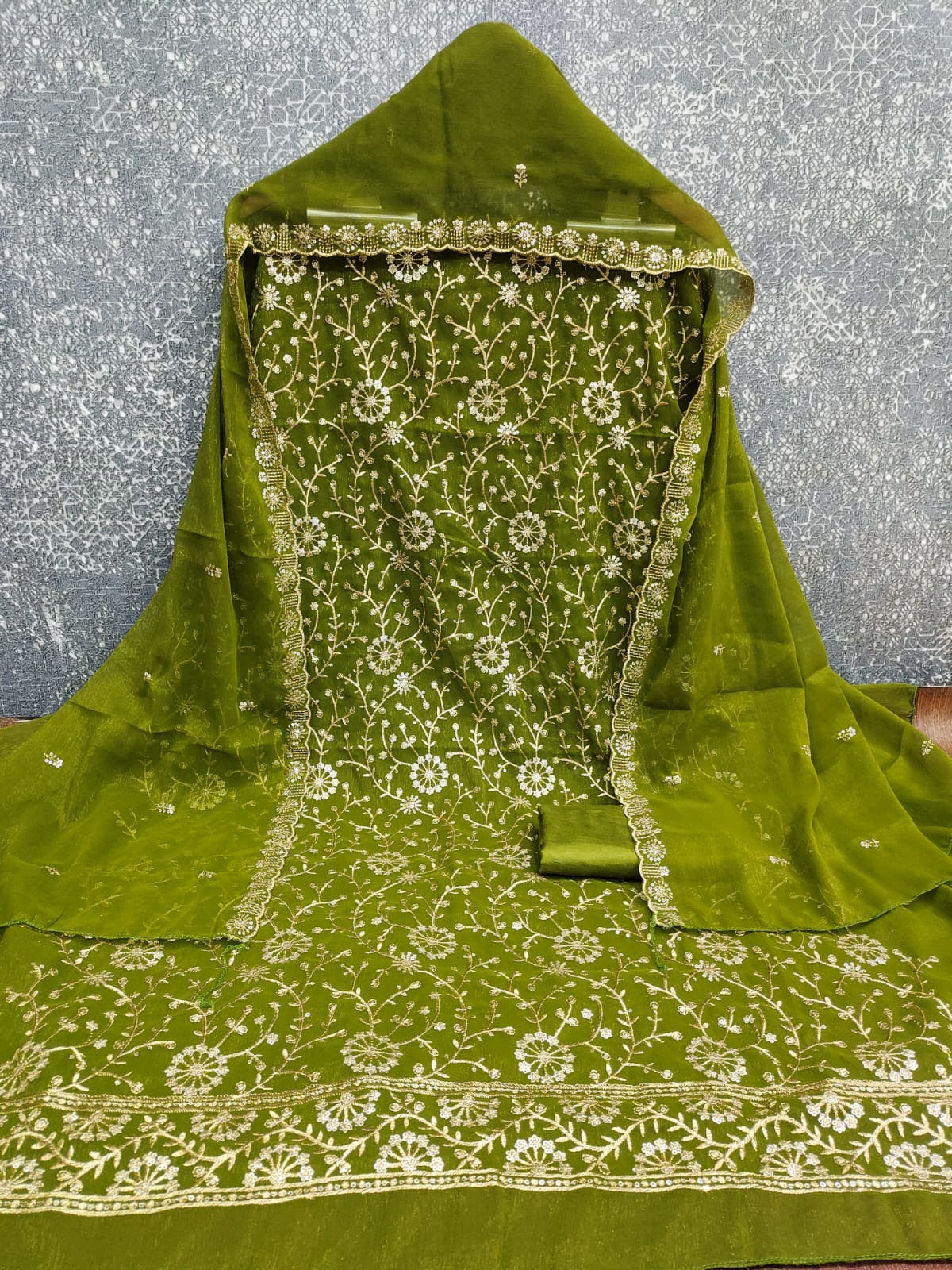 Designer Panipuri Crunchy Simmer Multi Squance Work Dress Material Collection 
