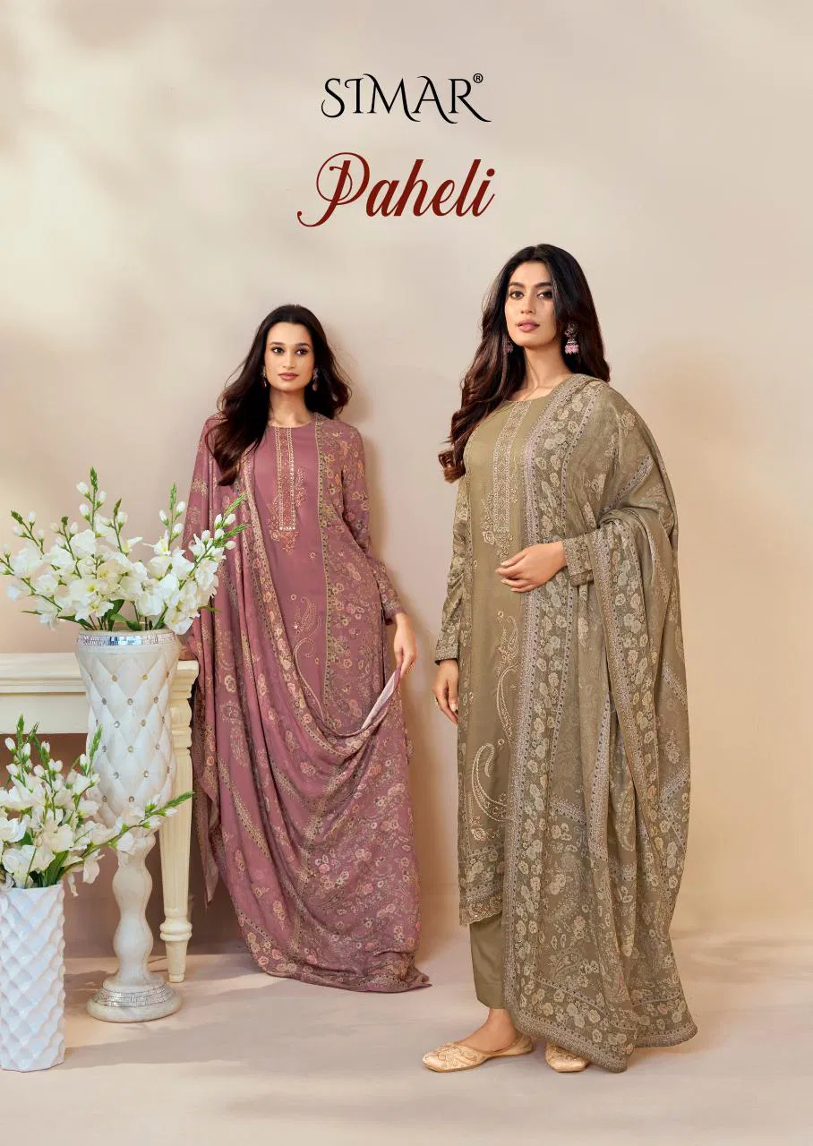 Glossy Simar Paheli Lawn Cotton Digital Print Embroidery Salwar Kameez