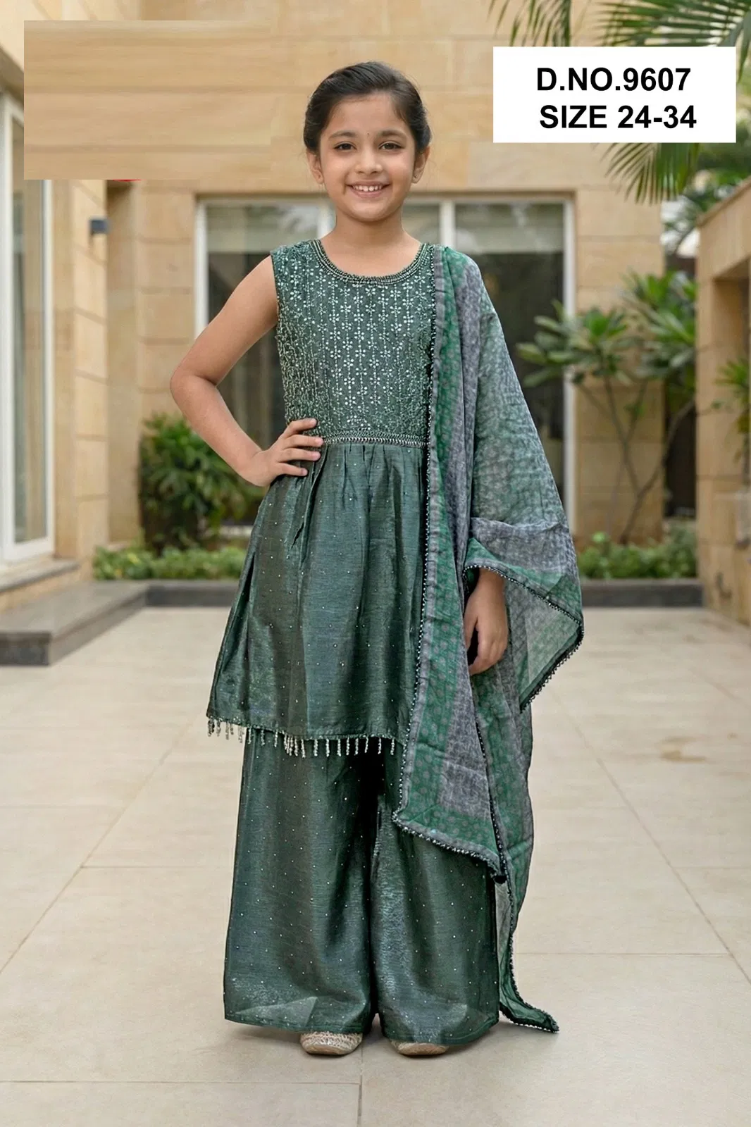 Tressy Vol 2 Indo Western Set Shimmer Kids Wear Collection