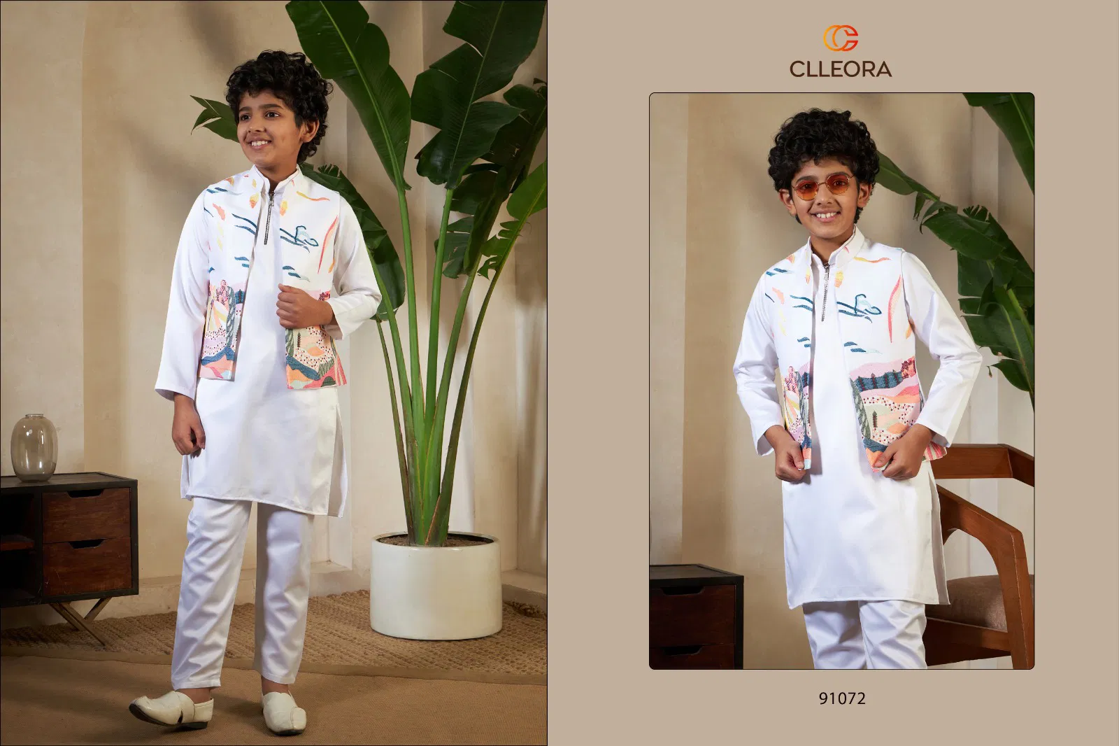 Clleora Ethnic Carnival Satin Silk Thread Work Kurta Pant And Koti
