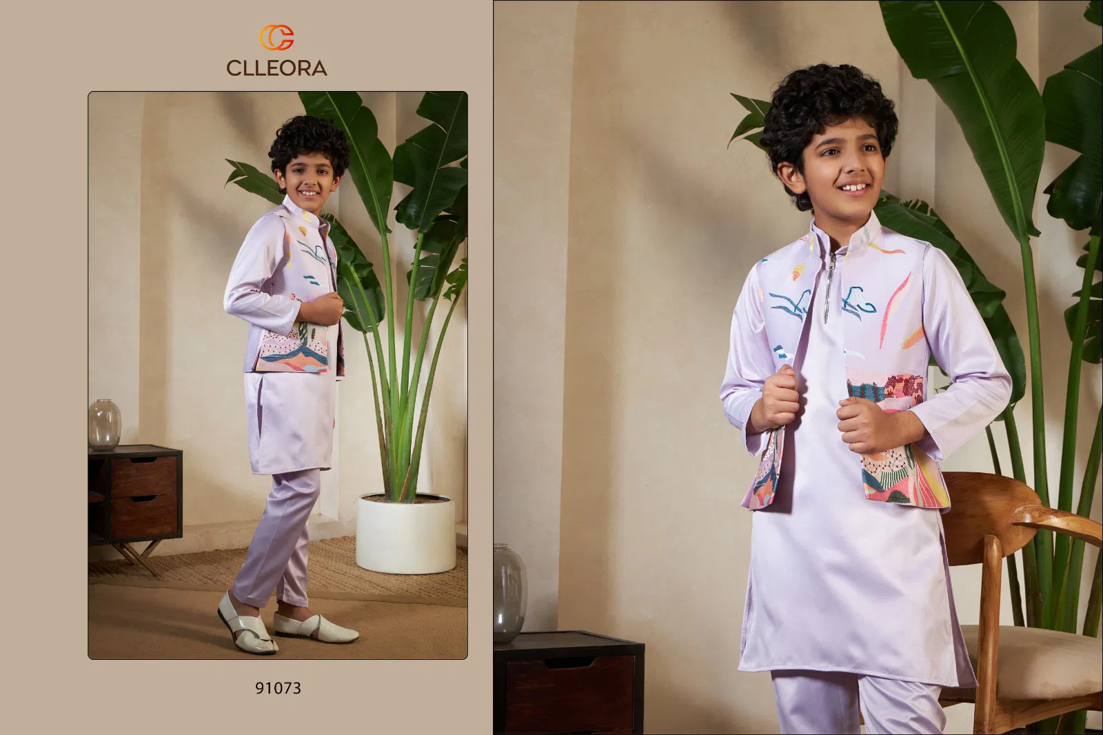 Clleora Ethnic Carnival Satin Silk Thread Work Kurta Pant And Koti